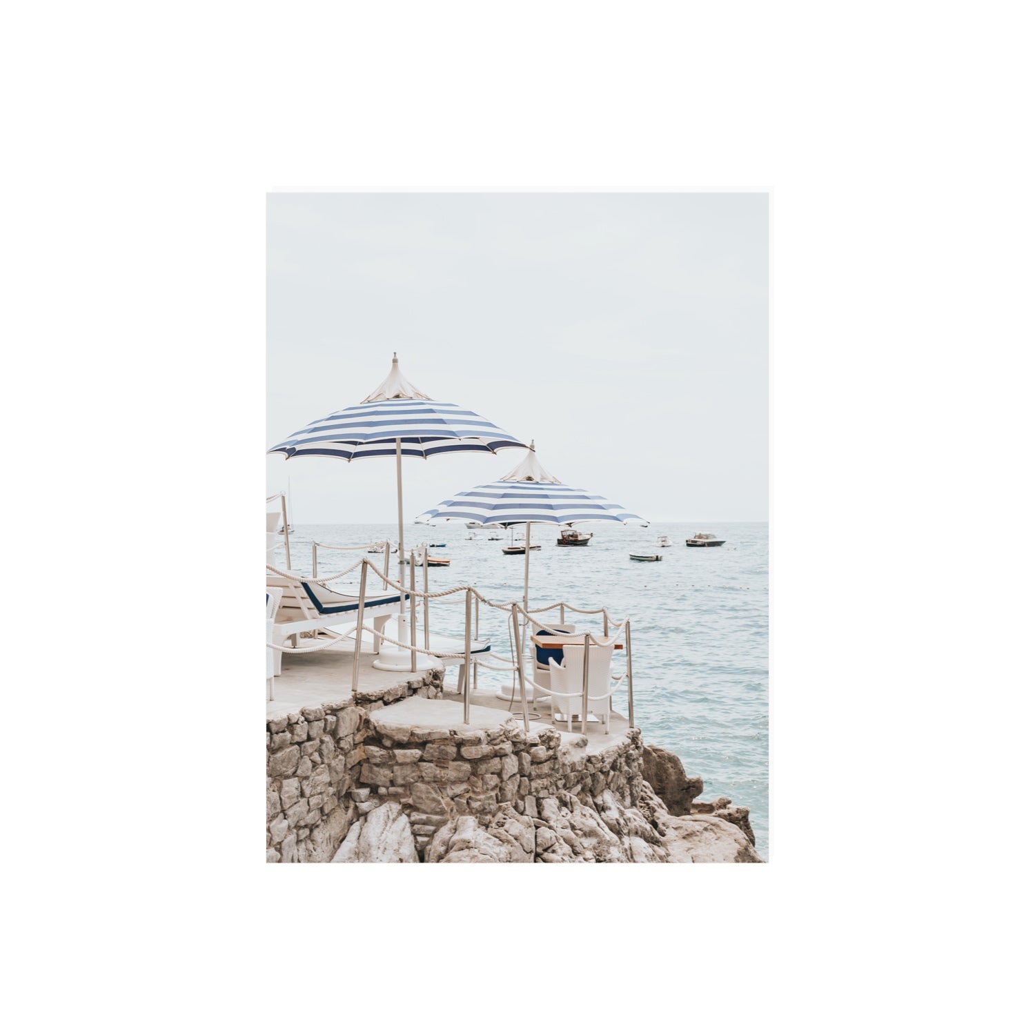 La Scogliera fine art print, Positano, Italy, 18 x 24 in, Unframed, Fine Art Canvas