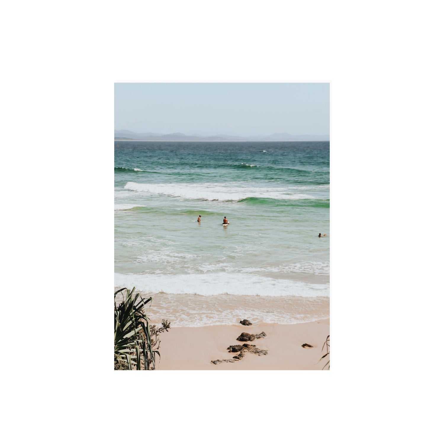 Lets Go Trippin' Byron Bay Surf coastal wall art 18 x 24 in unframed fine art canvas