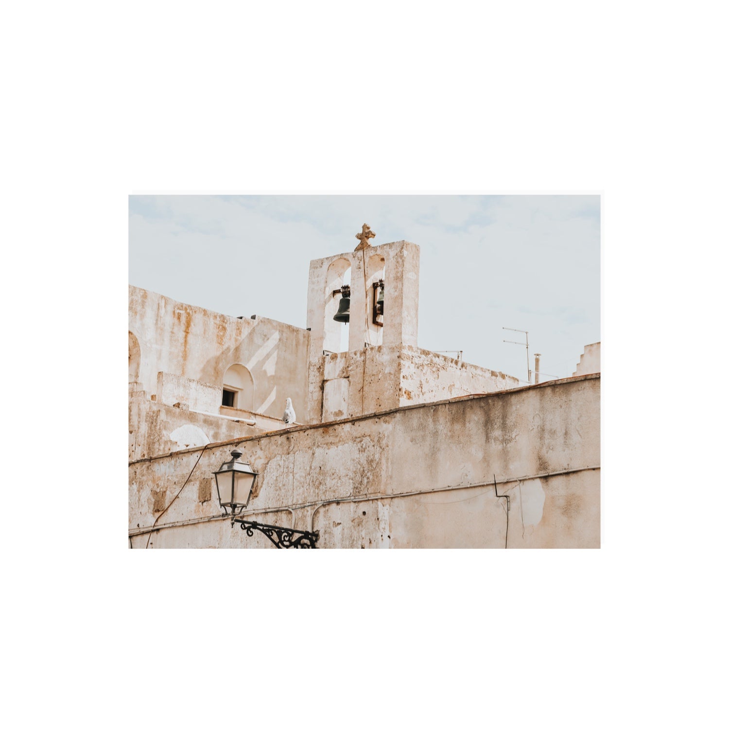 Ancient Bells Puglia Gallipoli Italian wall art 18 x 24 in unframed fine art canvas