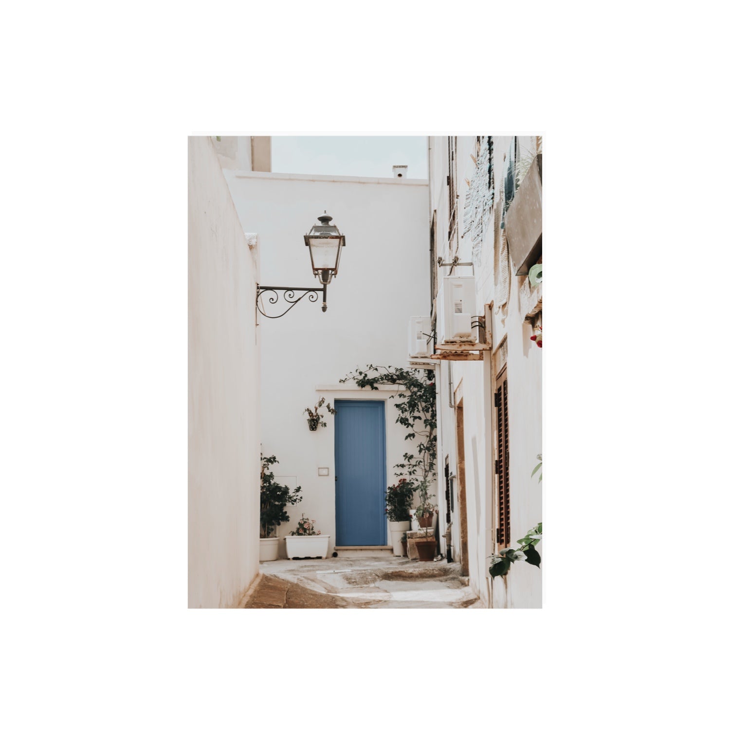 Entry Envy Puglia Ostuni wall art 18 x 24 in unframed fine art canvas