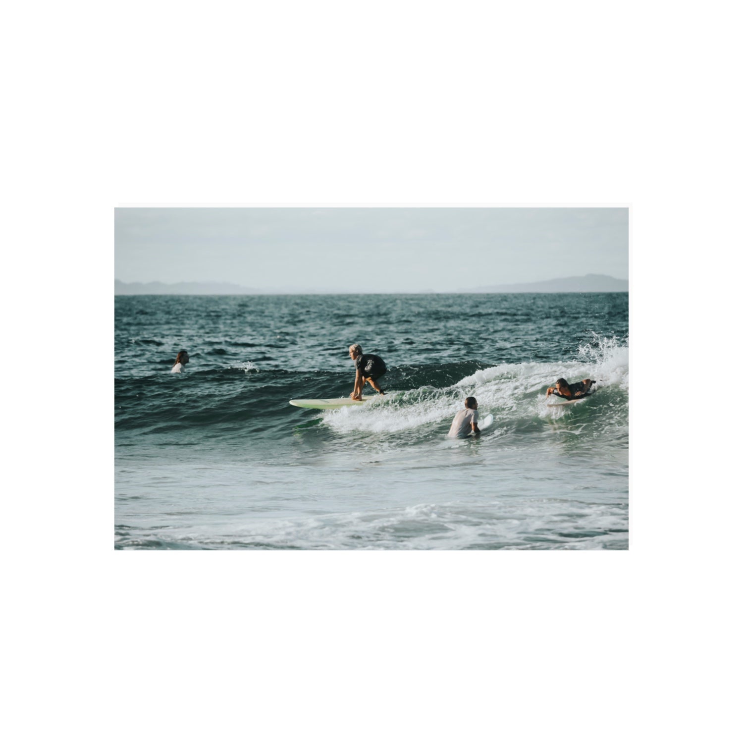 The Boys of Summer Byron Bay Surf coastal wall art 20 x 30 in unframed fine art canvas