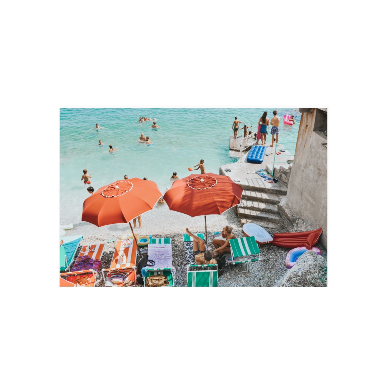 Water Wonderland fine art print, Capri, Italy, 20 x 30 in, Unframed, Fine Art Canvas