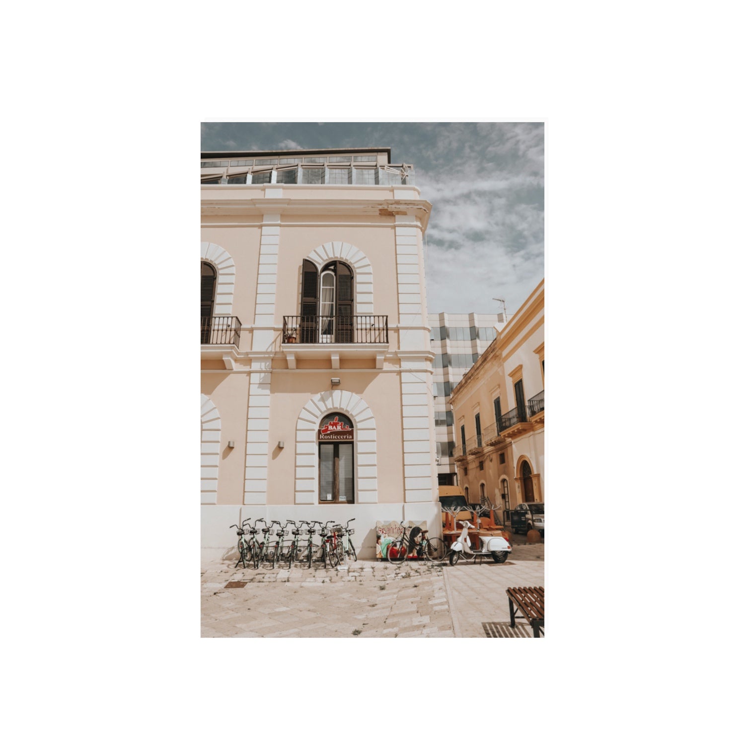 Rosticceria Puglia Italian wall art 20 x 30 in unframed fine art canvas