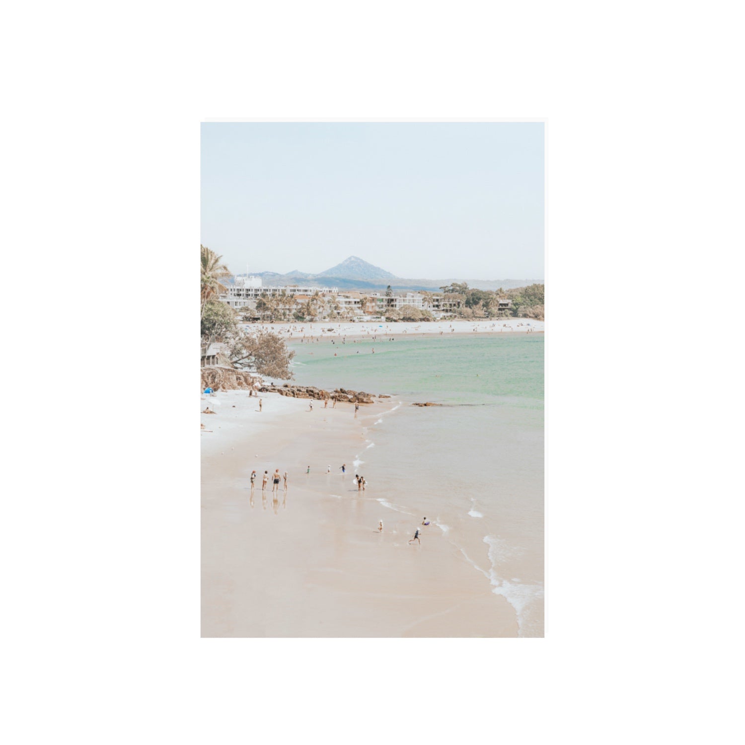Little Cove Shallows fine art print, Noosa, Australia, coastal scenes artwork, 20 x 30 in, Unframed, Fine Art Canvas