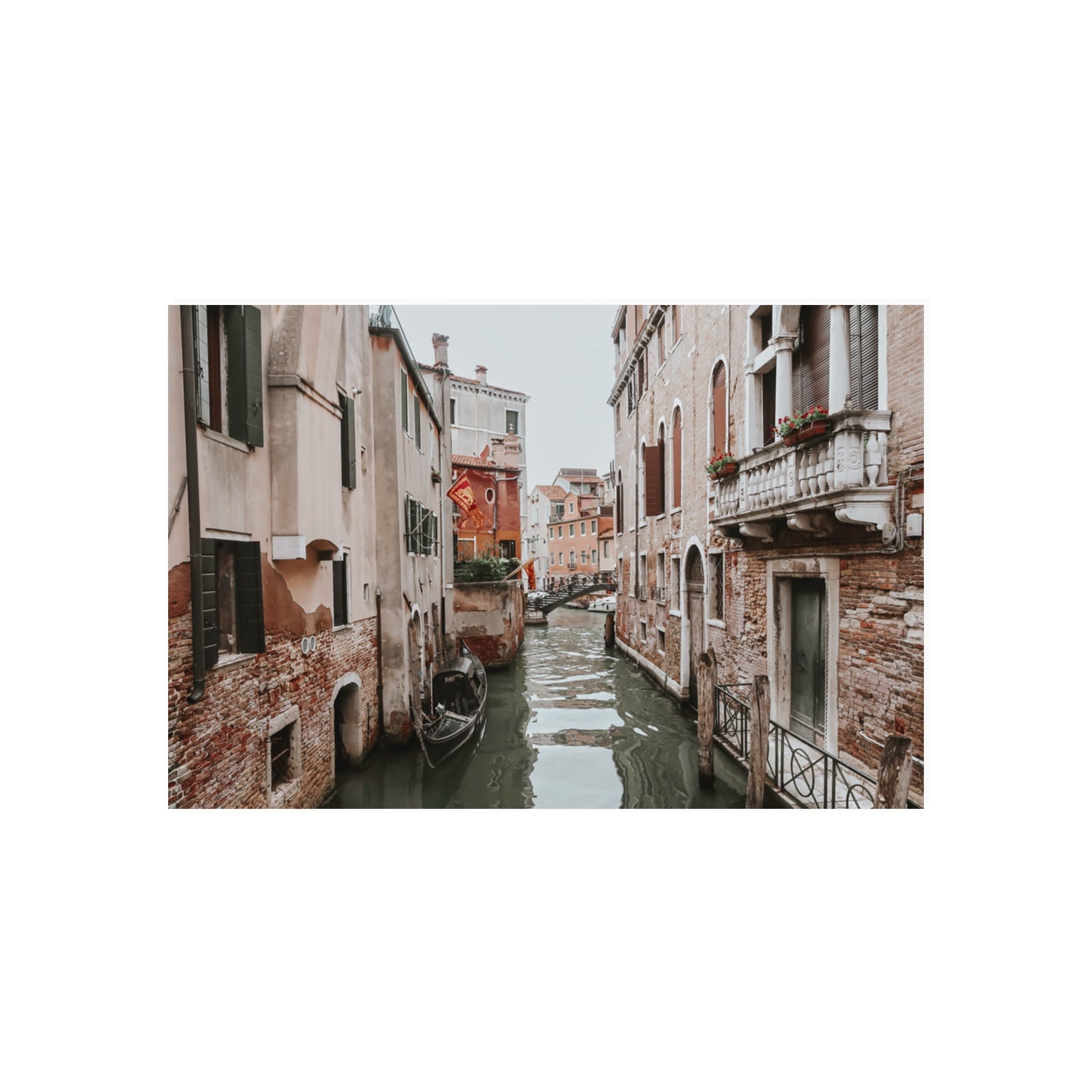 Venetian Gothic Venice Canal Italian wall art 20 x 30 in unframed fine art canvas