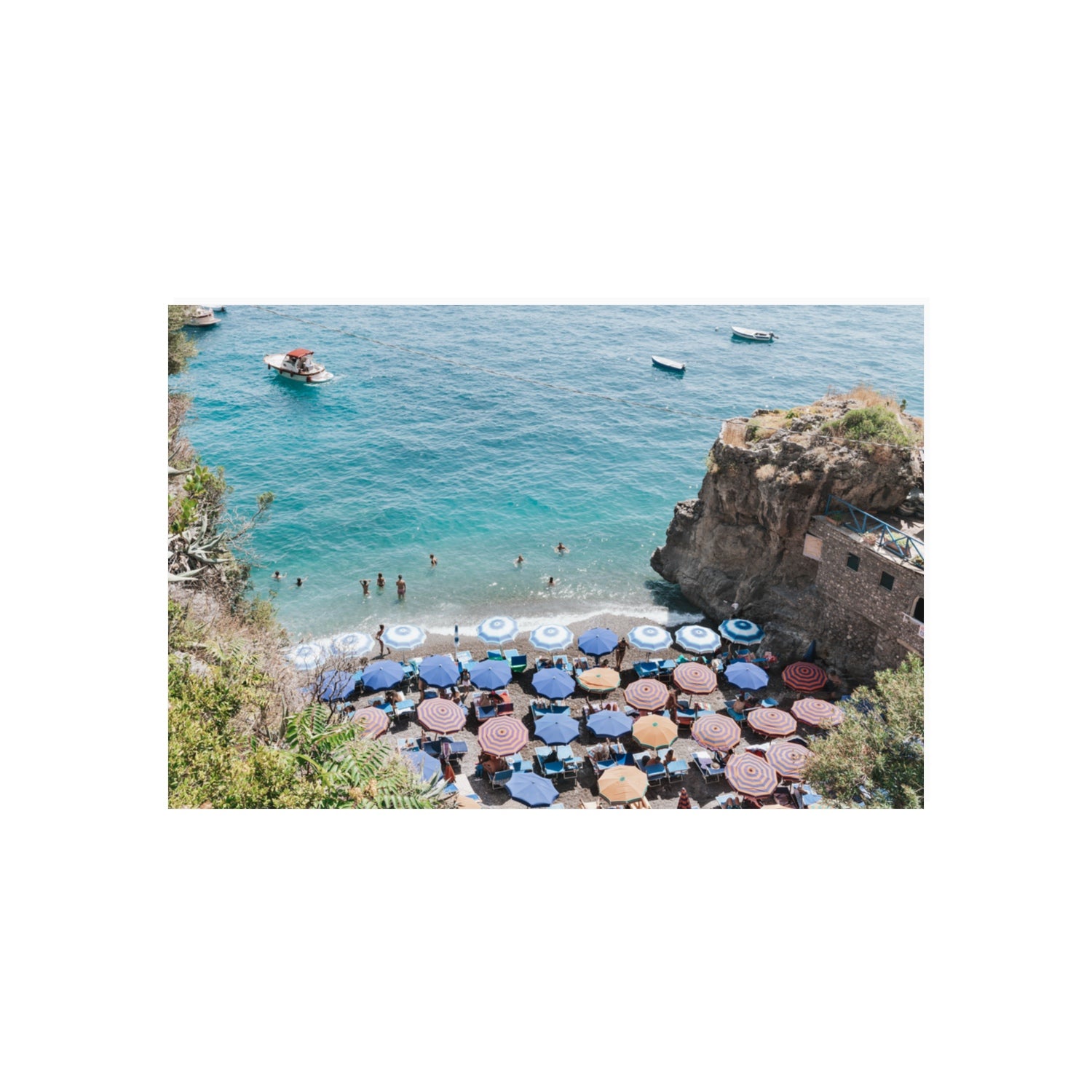The Cove fine art print, Positano, Italy, 20 x 30 in, Unframed, Fine Art Canvas