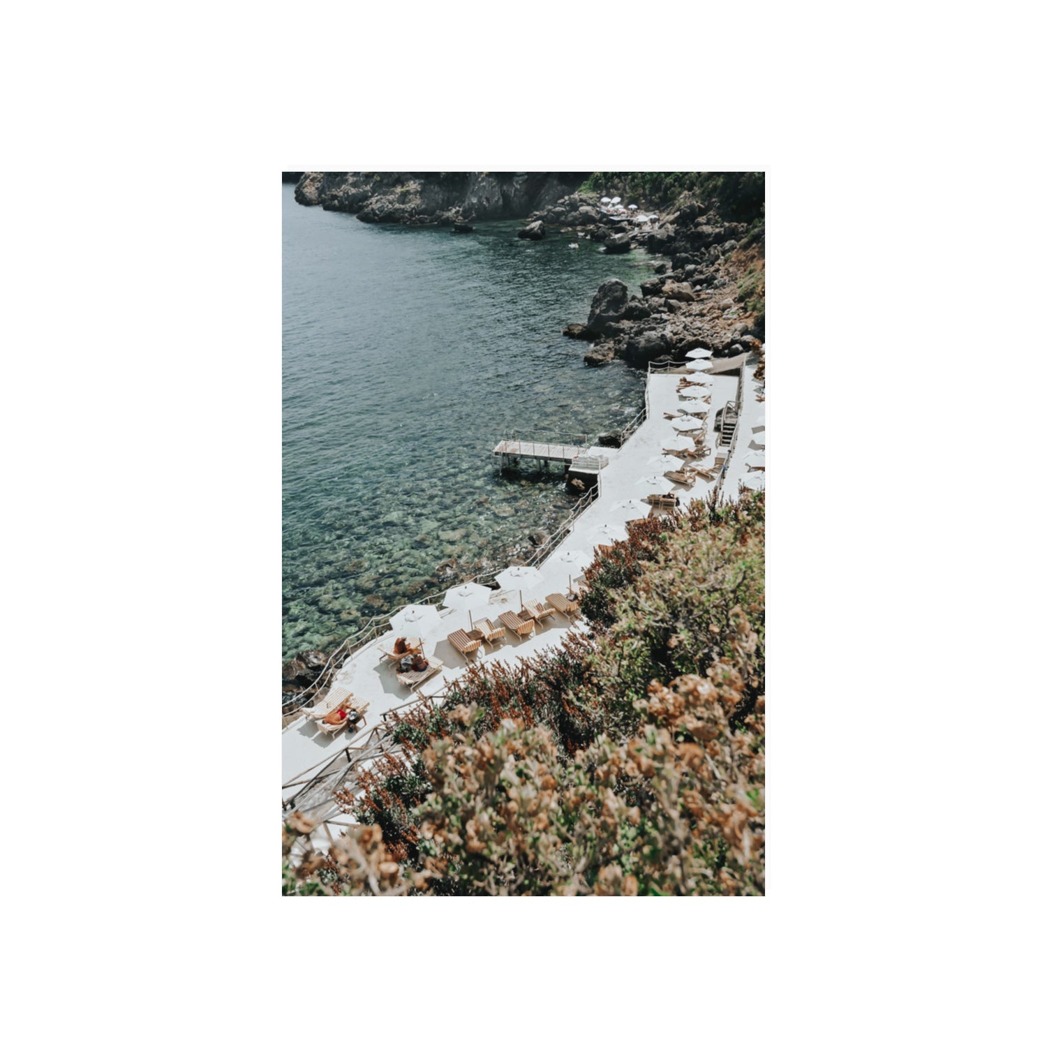 Go Beyond The Postcard Tuscany coastal wall art 20 x 30 in unframed fine art canvas
