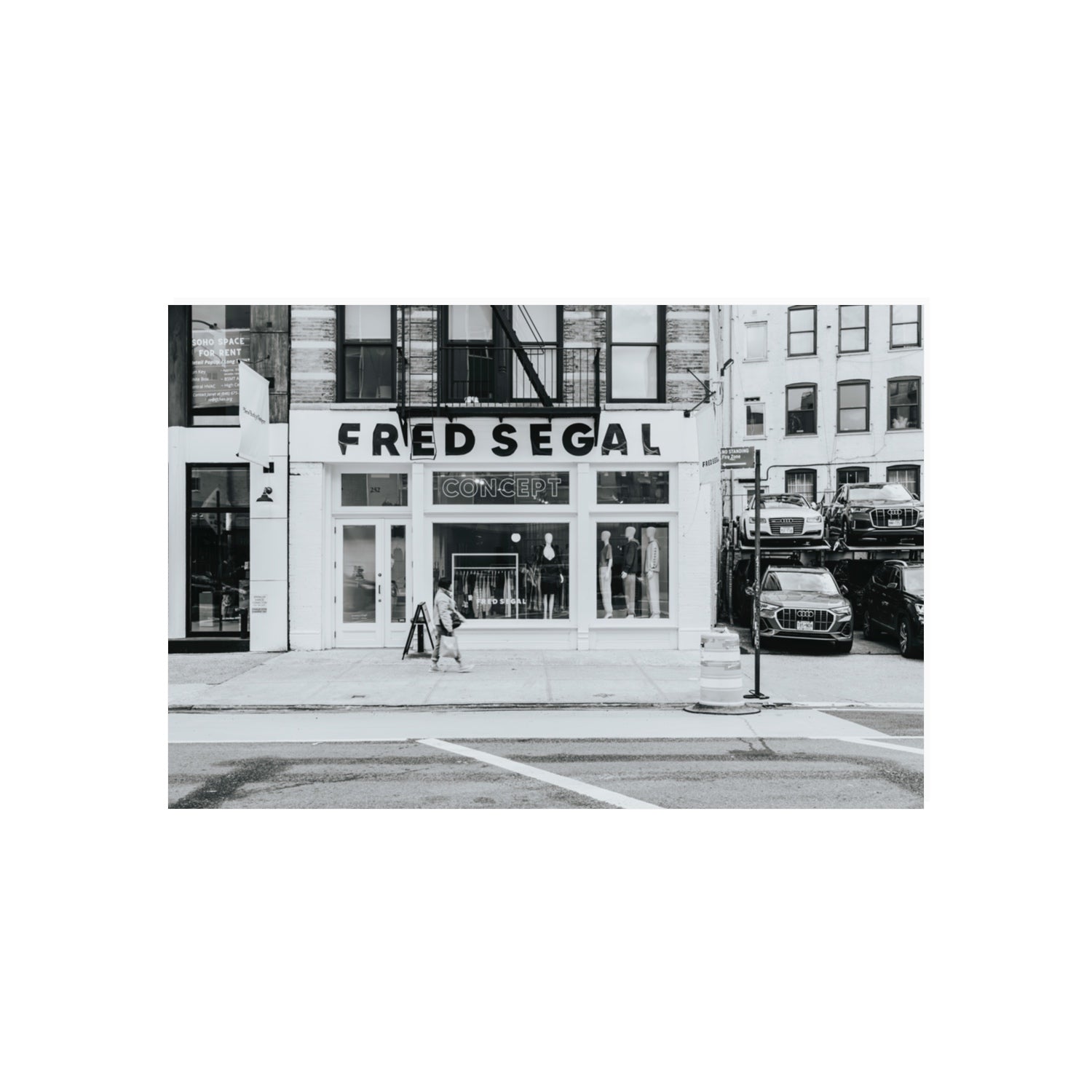 Noir York New York NYC Black & White wall art 20 x 30 in unframed fine art canvas