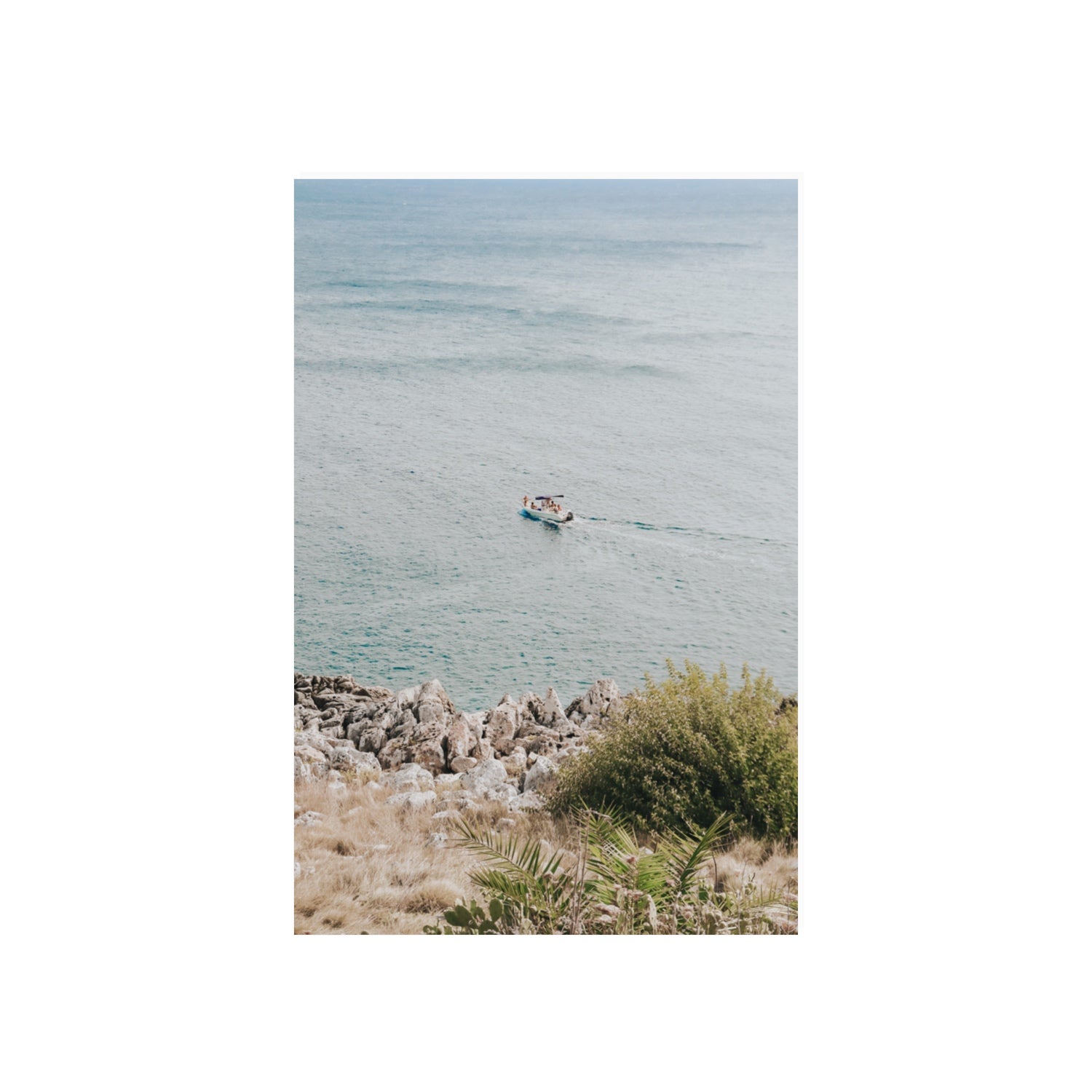 Puglian Departure Puglia coastal Italian wall art 20 x 30 in unframed fine art canvas