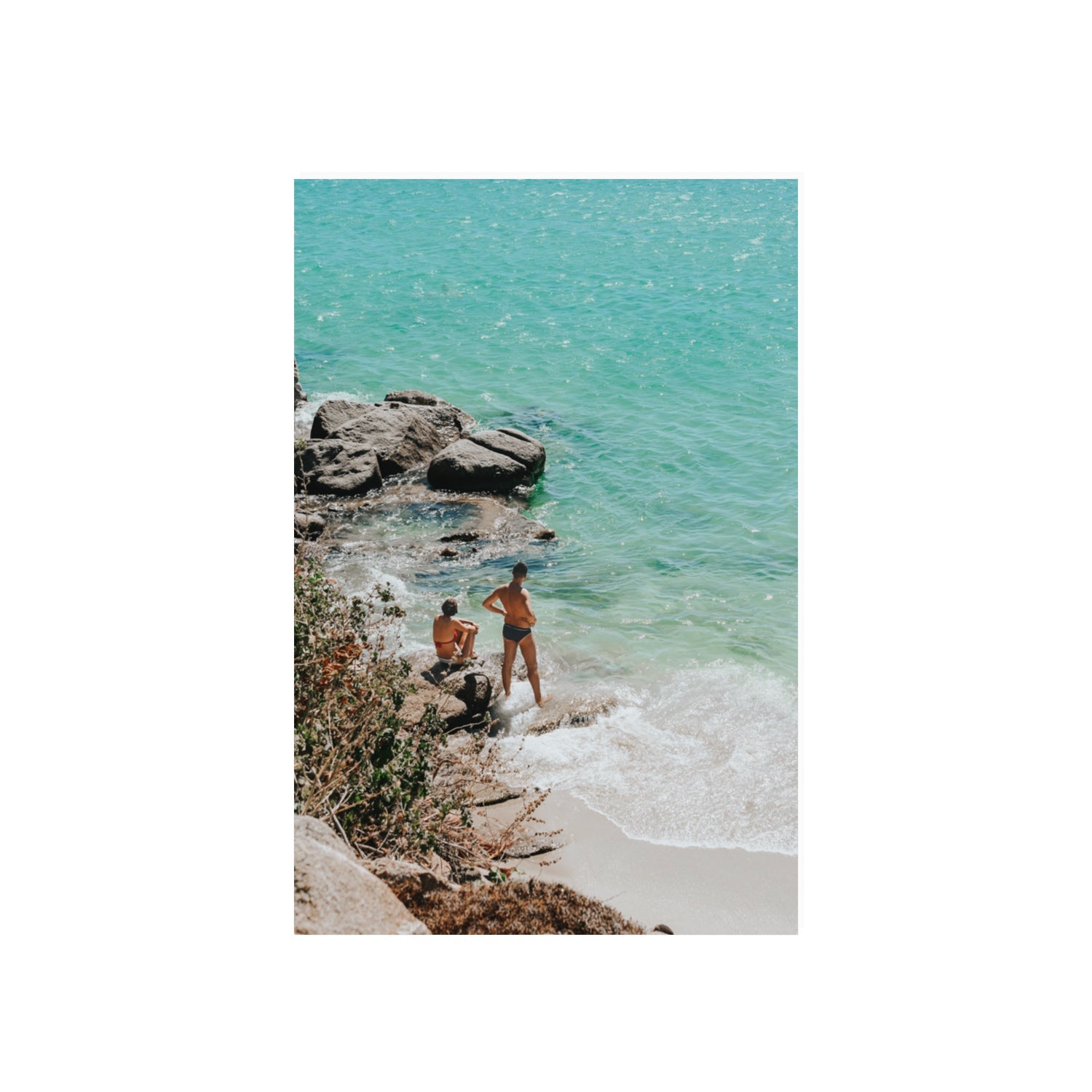 Scene Stealers Mykonos Greek island wall art 20 x 30 in unframed fine art canvas