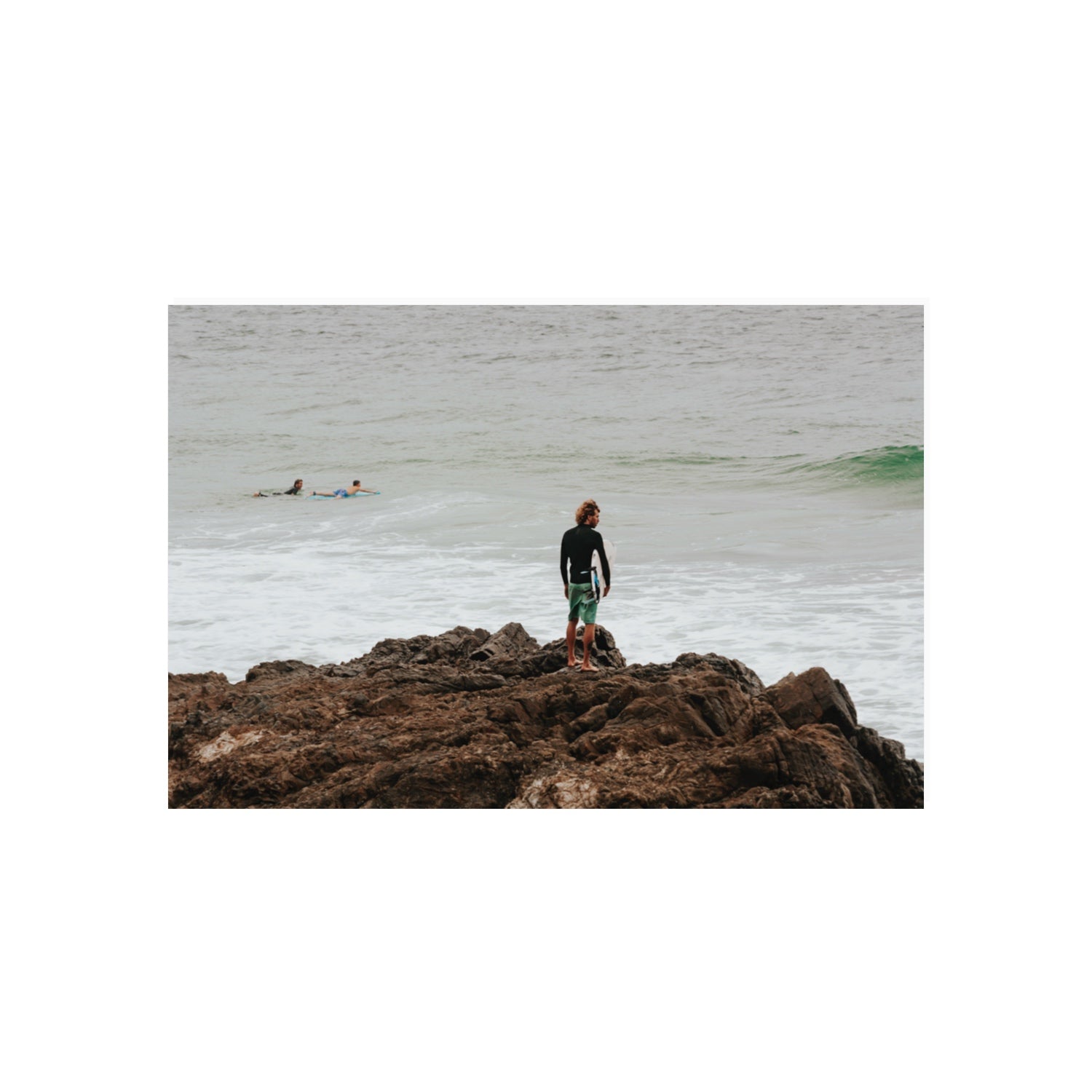 Let The Sea Set You Free Byron Bay Surf wall art 20 x 30 in unframed fine art canvas