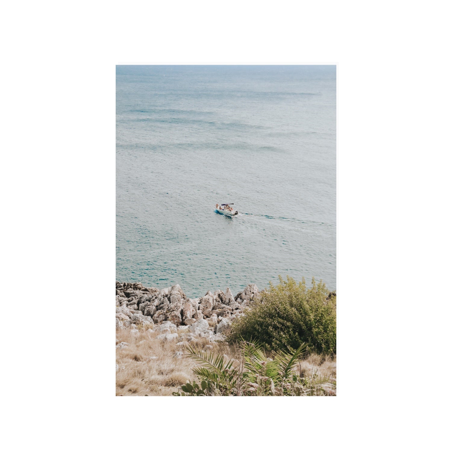 Puglian Departure Puglia coastal Italian wall art 24 x 36 in unframed fine art canvas