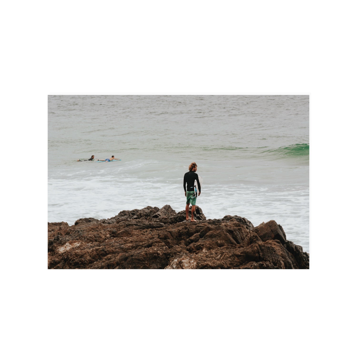 Let The Sea Set You Free Byron Bay Surf wall art 24 x 36 in unframed fine art canvas