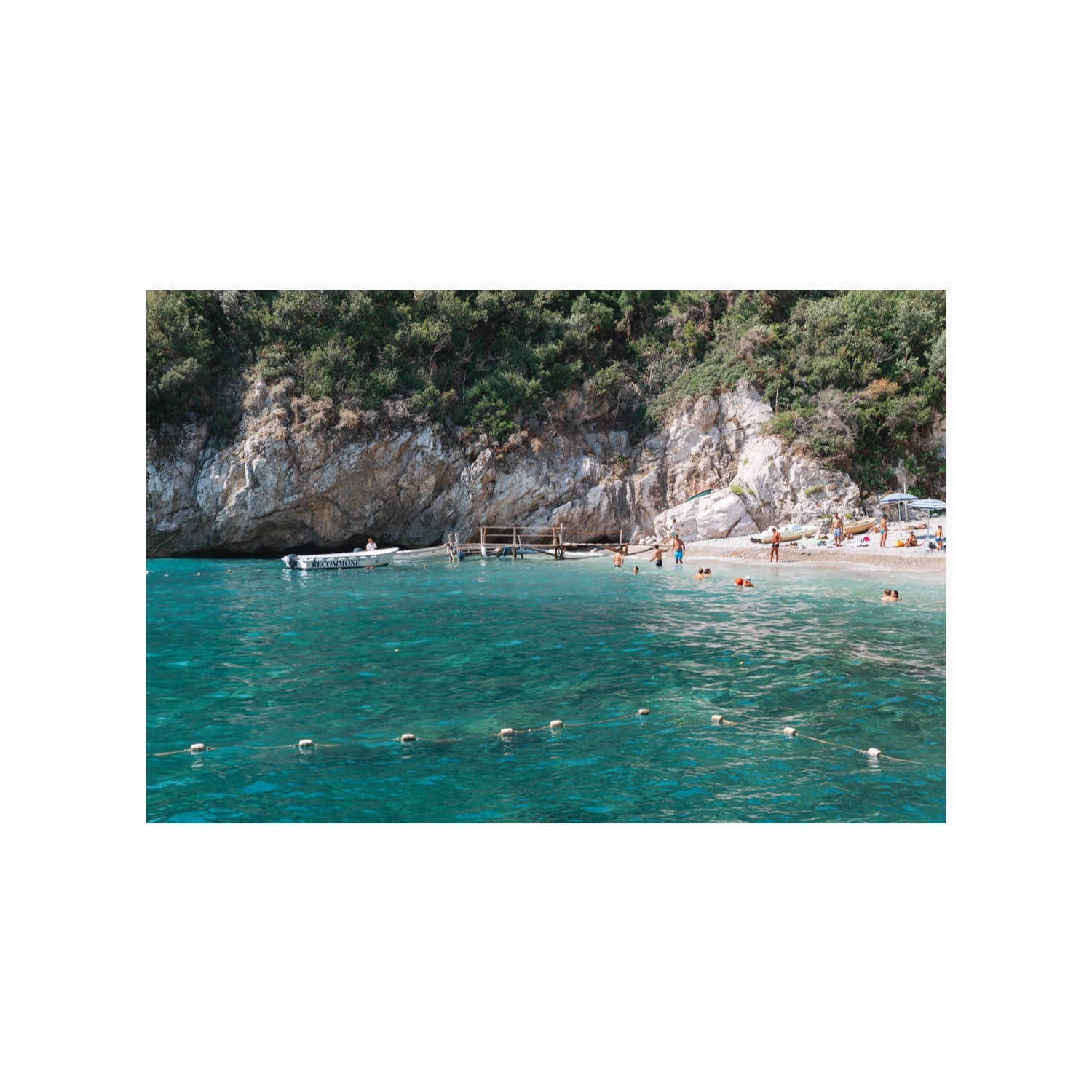 Azure Abyss Nerano wall art 24 x 36 in unframed fine art canvas
