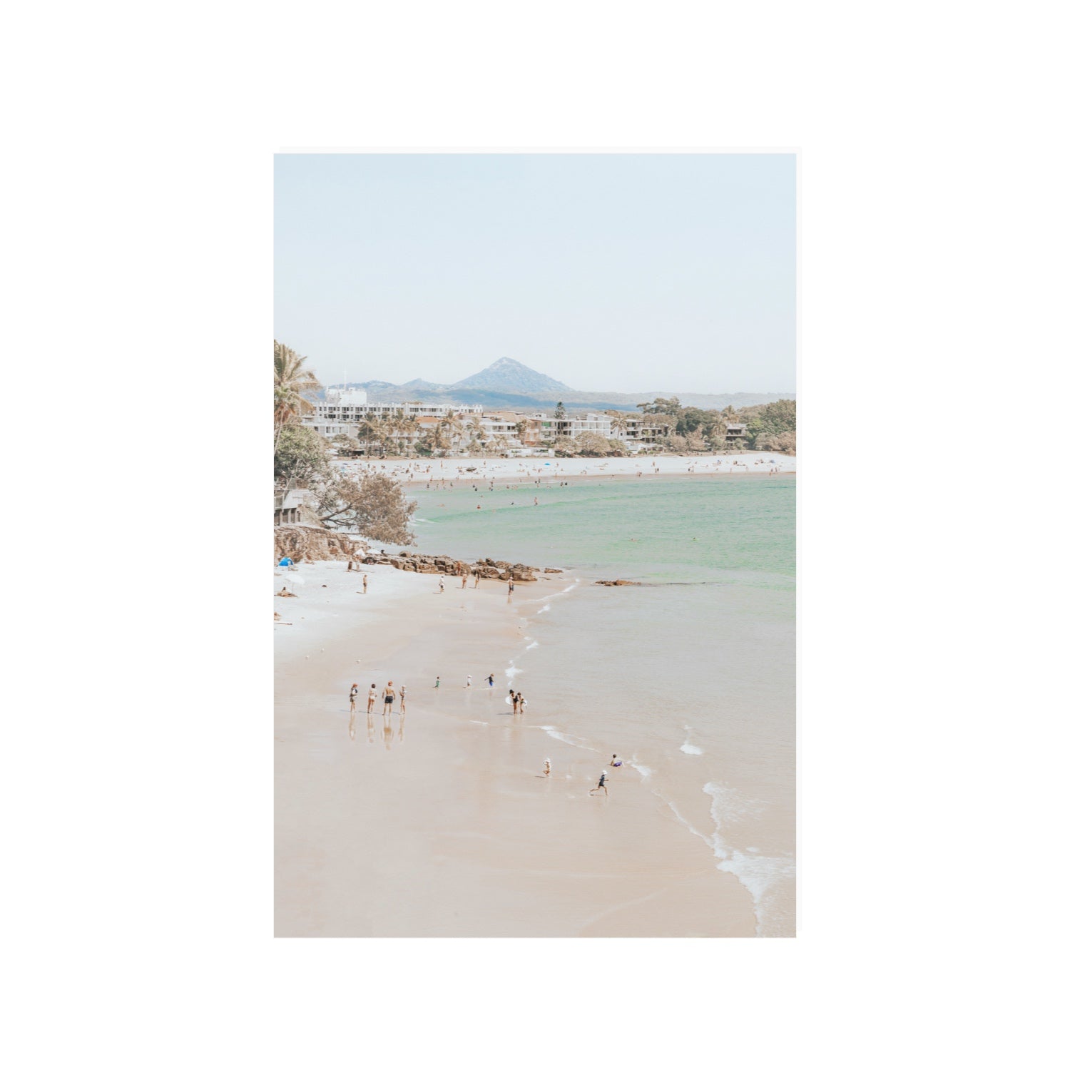 Little Cove Shallows fine art print, Noosa, Australia, coastal scenes artwork, 24 x 36 in, Unframed, Fine Art Canvas