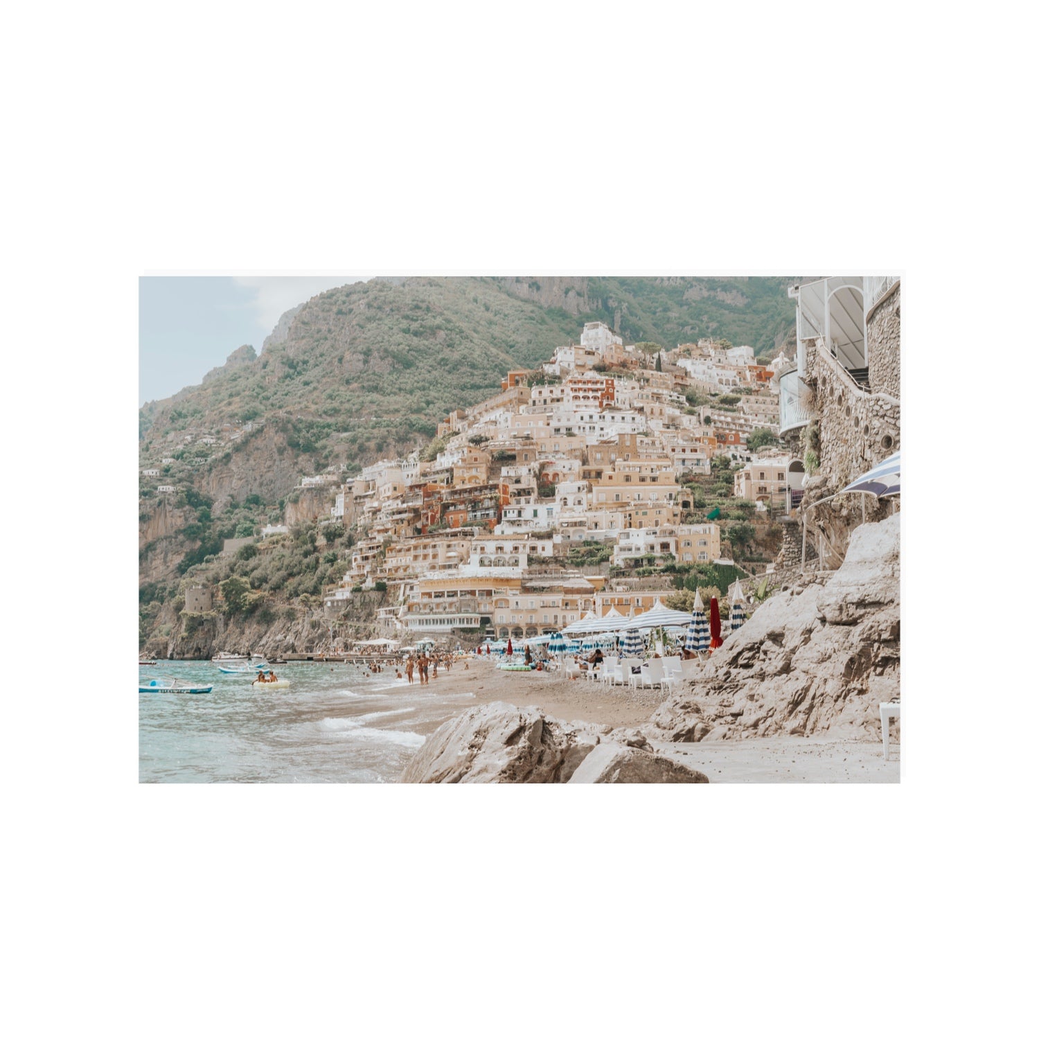Sogno di Positano Positano Amalfi Coast Italian wall art 24 x 36 in unframed fine art canvas