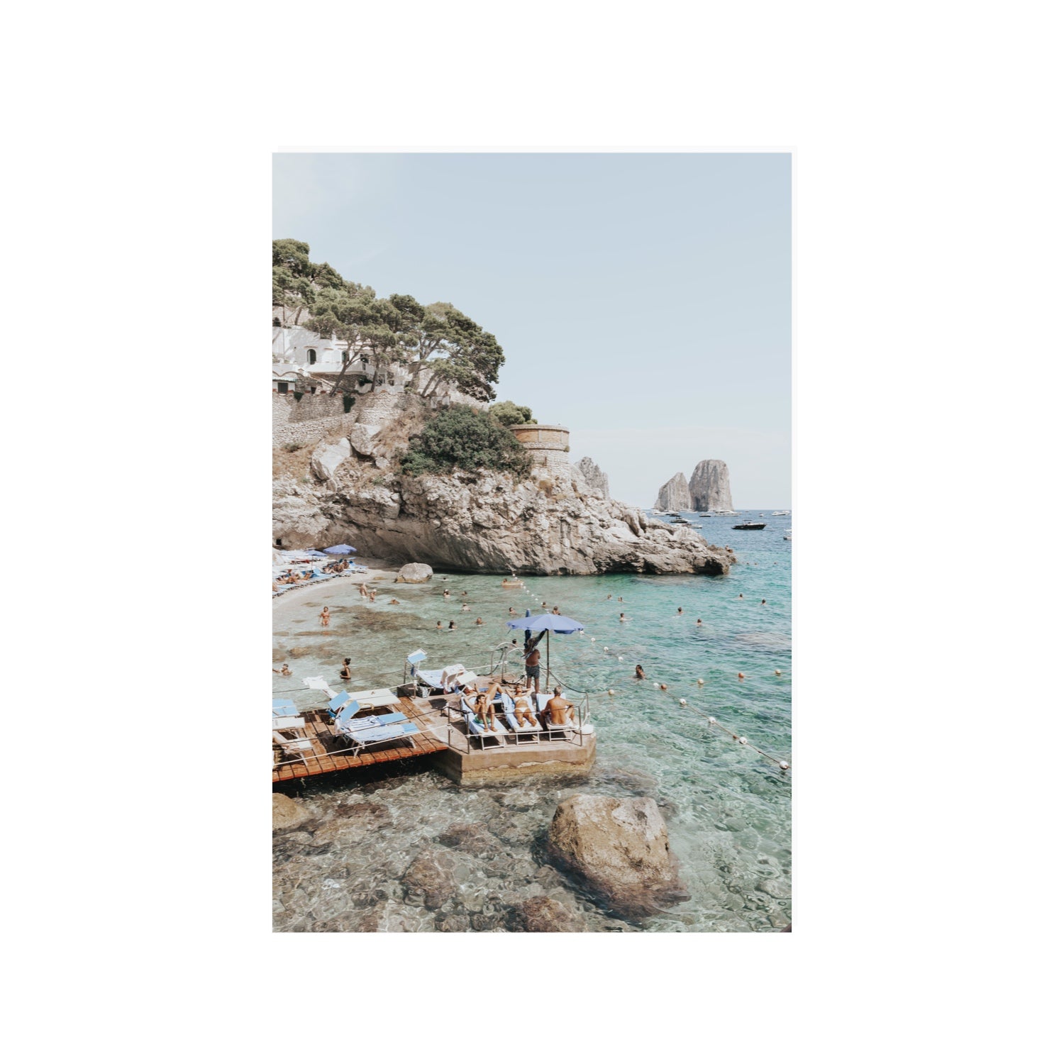 The Sweet Life fine art print, Capri, Italy, 24 x 36 in, Unframed, Fine Art Canvas