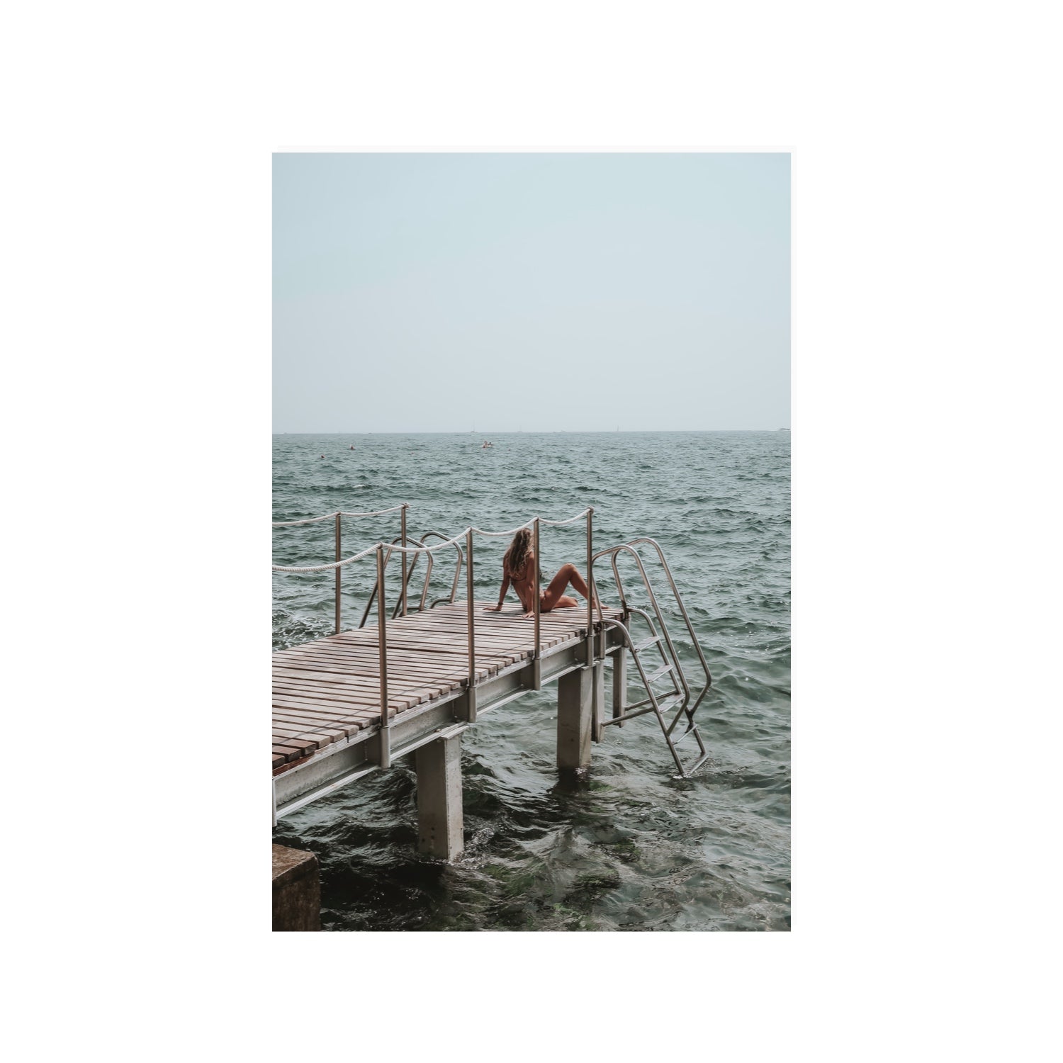 The Dock's Whisper fine art print, Tuscany, Italy, 24 x 36 in, Unframed, Fine Art Canvas