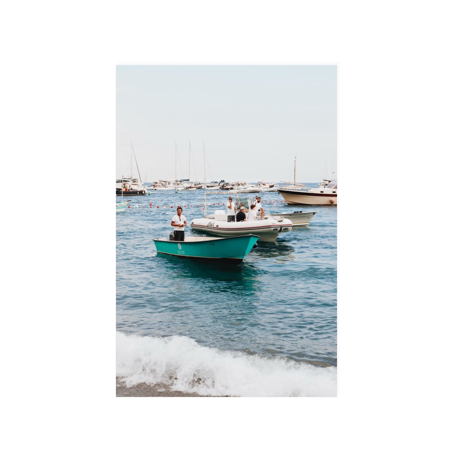 Twilight Tenders Positano wall art 24 x 36 in unframed fine art canvas