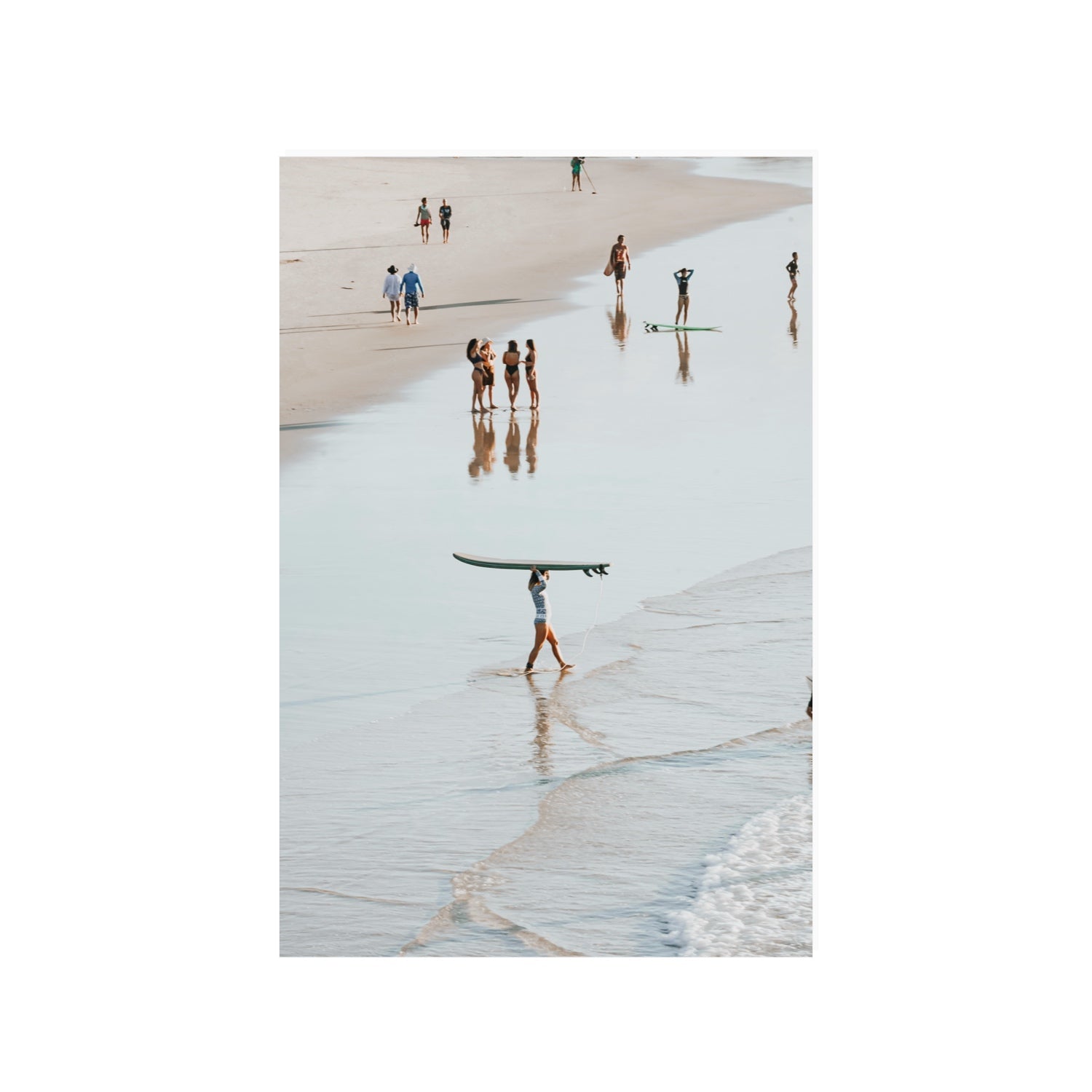 Bailey Byron Bay beach coastal decor wall art 24 x 36 in unframed fine art canvas
