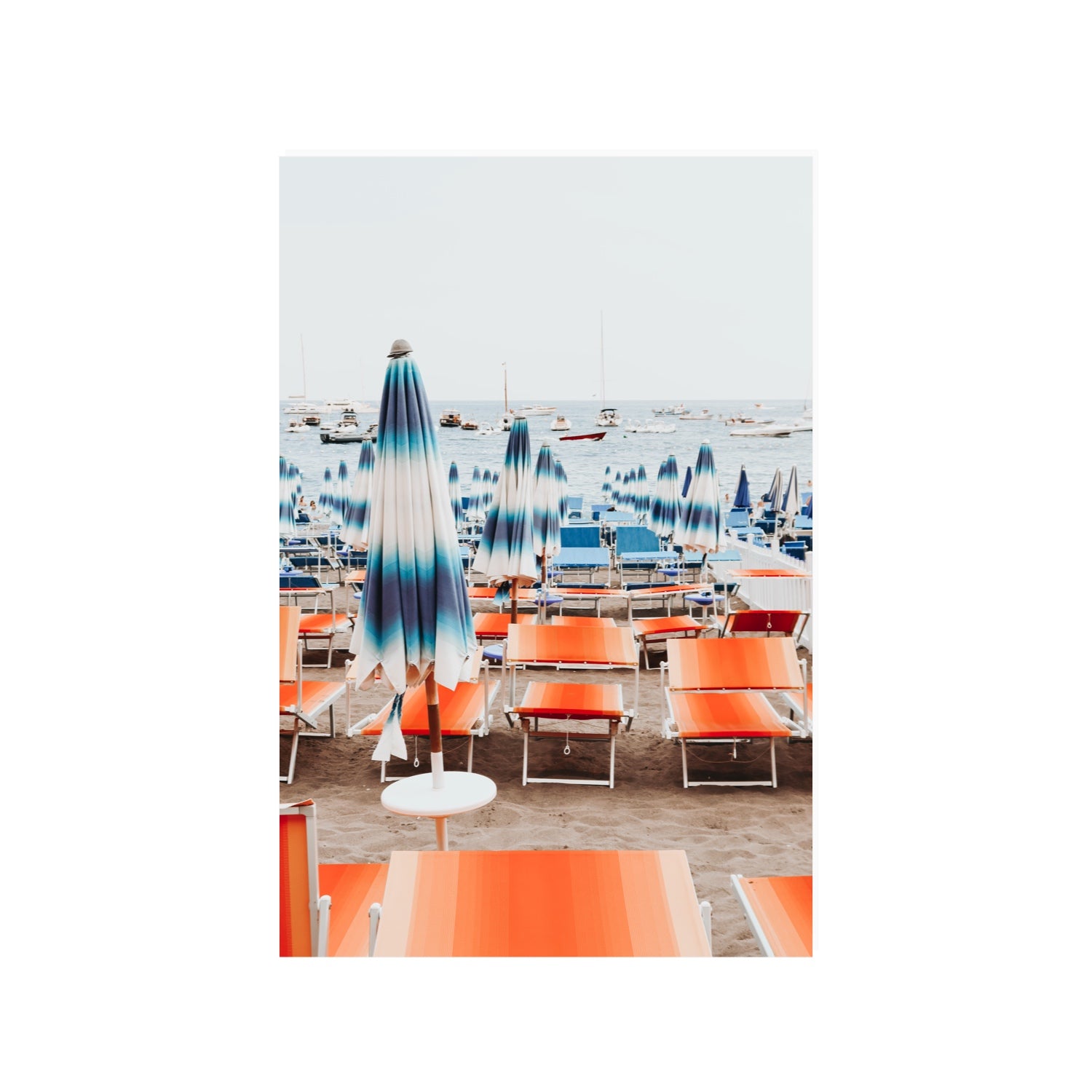 Orange Crush fine art print, Positano, Italy, 24 x 36 in, Unframed, Fine Art Canvas
