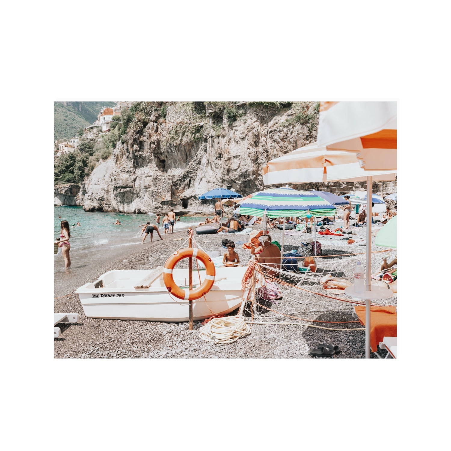 Bellezza By The Bay fine art print, Positano, Italy, 30 x 40 in, Unframed, Fine Art Canvas