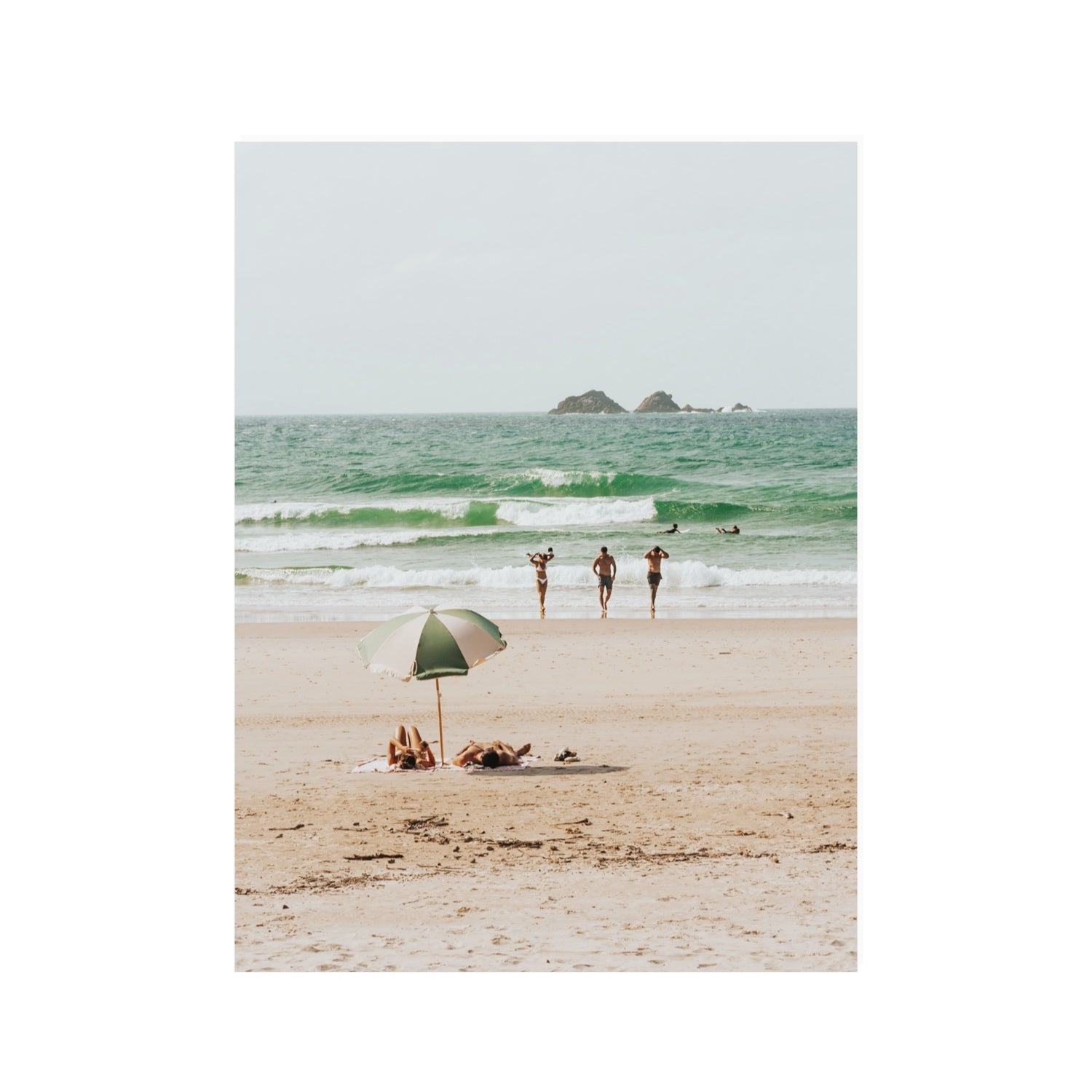 Escape The Ordinary Byron Bay coastal decor wall art 30 x 40 in unframed fine art canvas