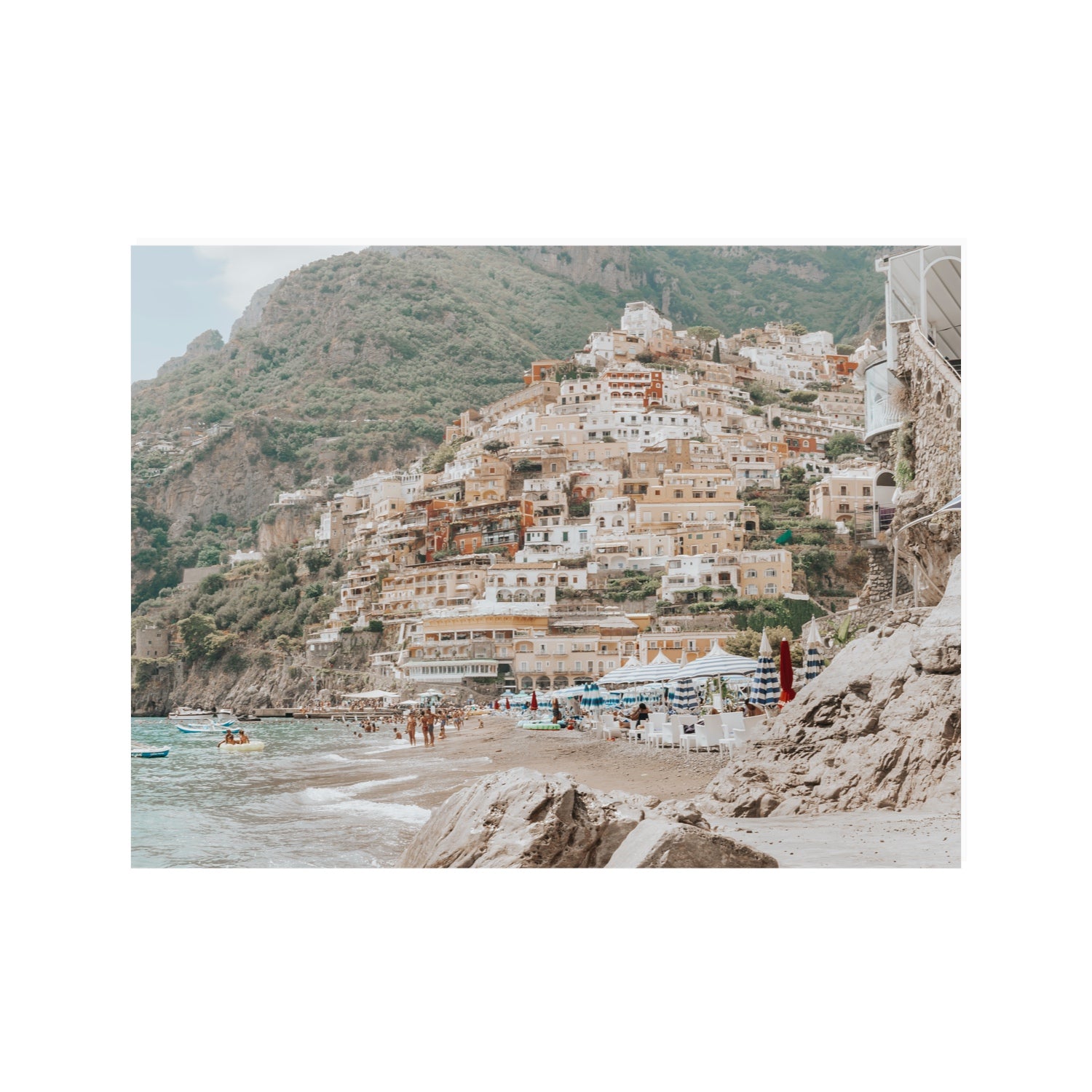 Sogno di Positano Positano Amalfi Coast Italian wall art 30 x 40 in unframed fine art canvas
