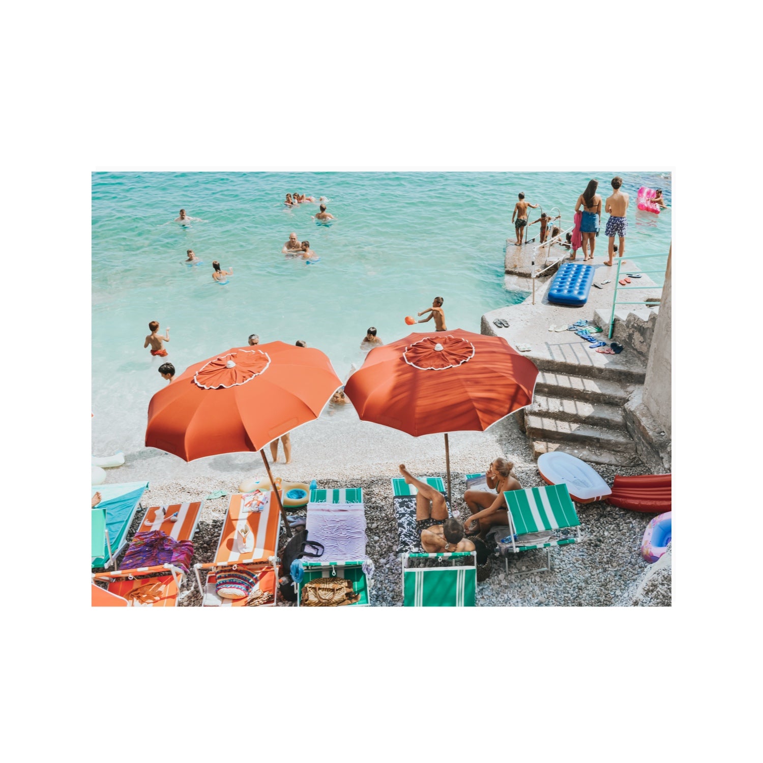 Water Wonderland fine art print, Capri, Italy, 30 x 40 in, Unframed, Fine Art Canvas