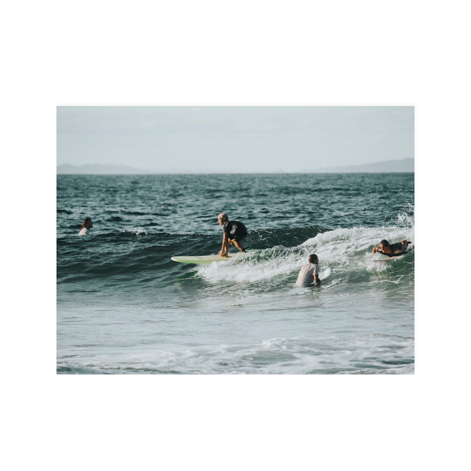 The Boys of Summer Byron Bay Surf coastal wall art 30 x 40 in unframed fine art canvas