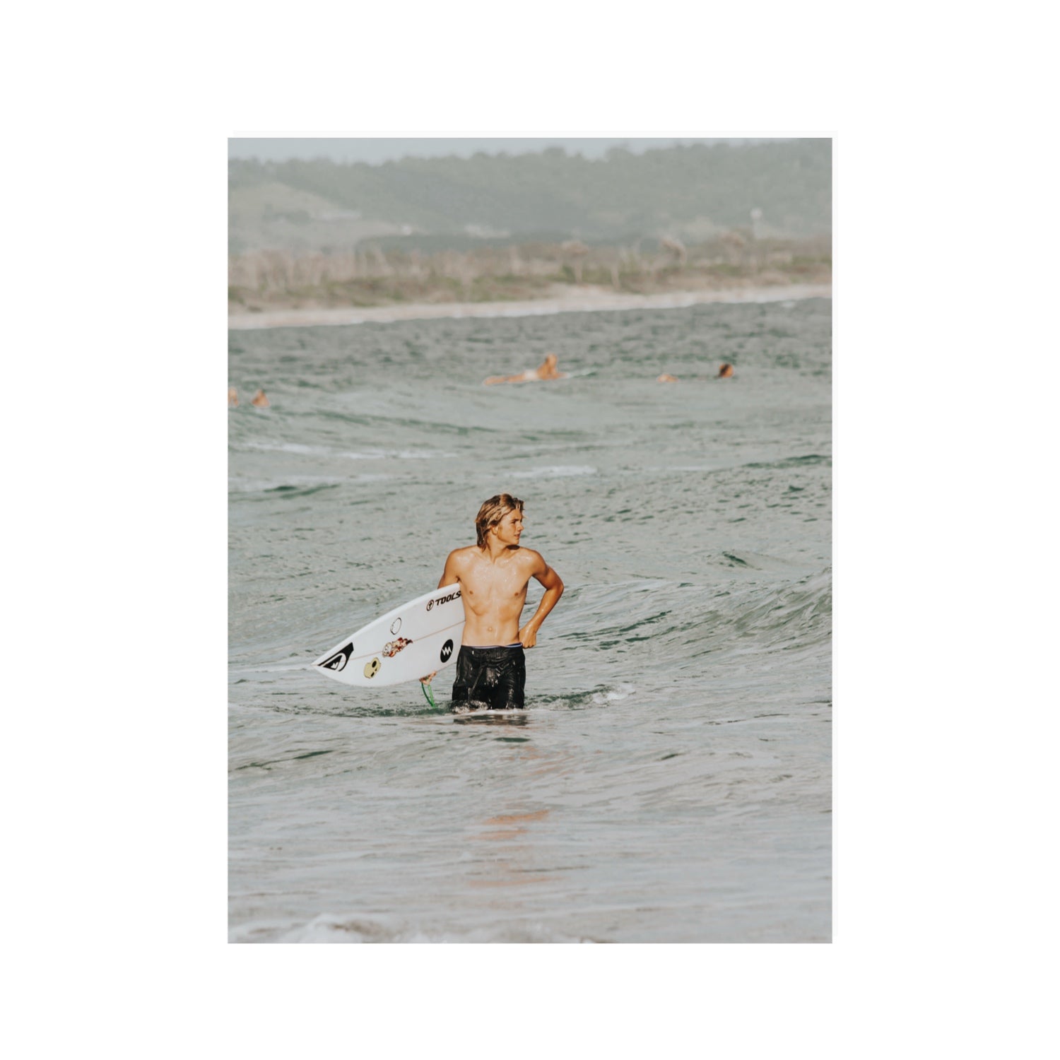 Chasing Mavericks Byron Bay Surf coastal wall art 30 x 40 in unframed fine art canvas