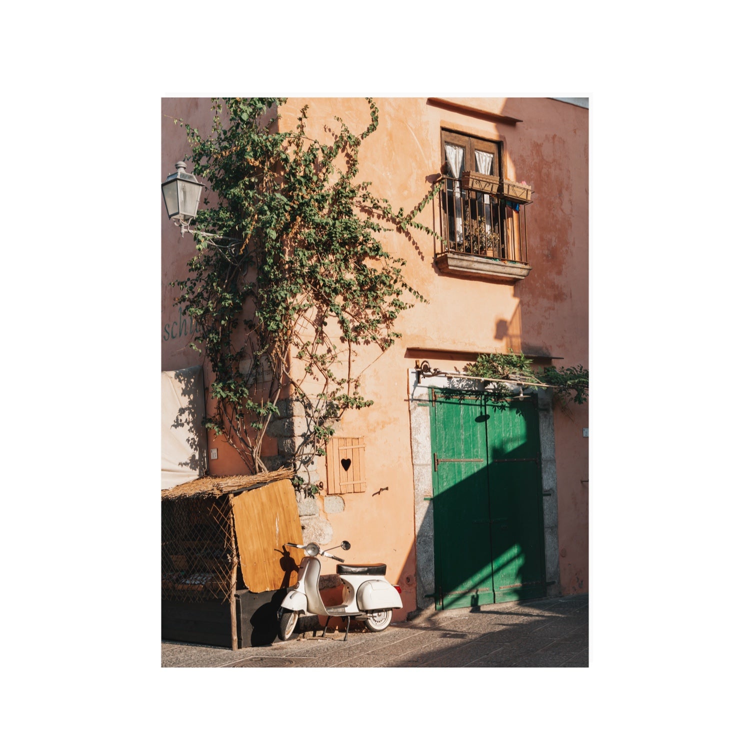 La Casa Ischia Italian Mediterranean decor wall art 30 x 40 in unframed fine art canvas