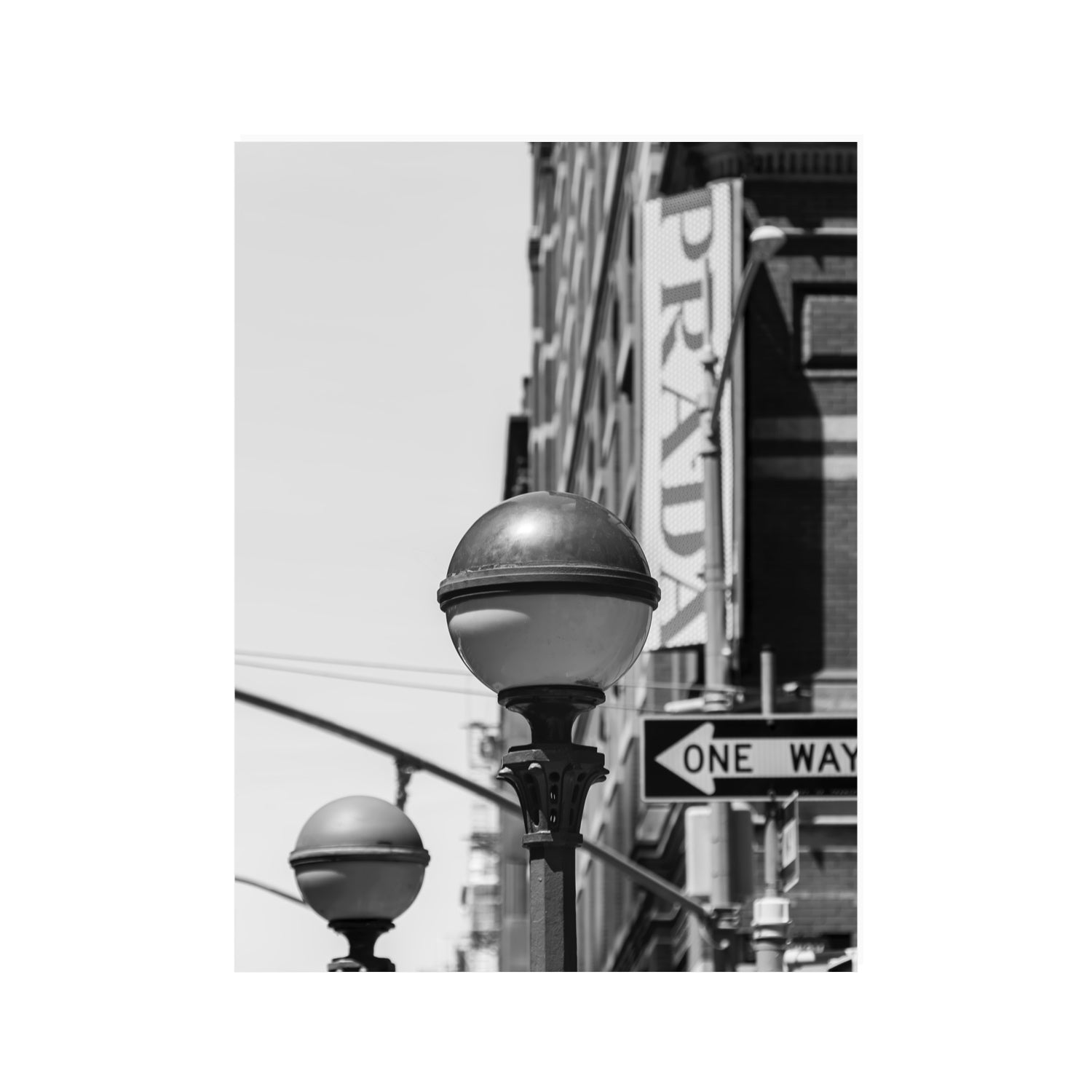 Subway Style New York NYC Black & White wall art 30 x 40 in unframed fine art canvas