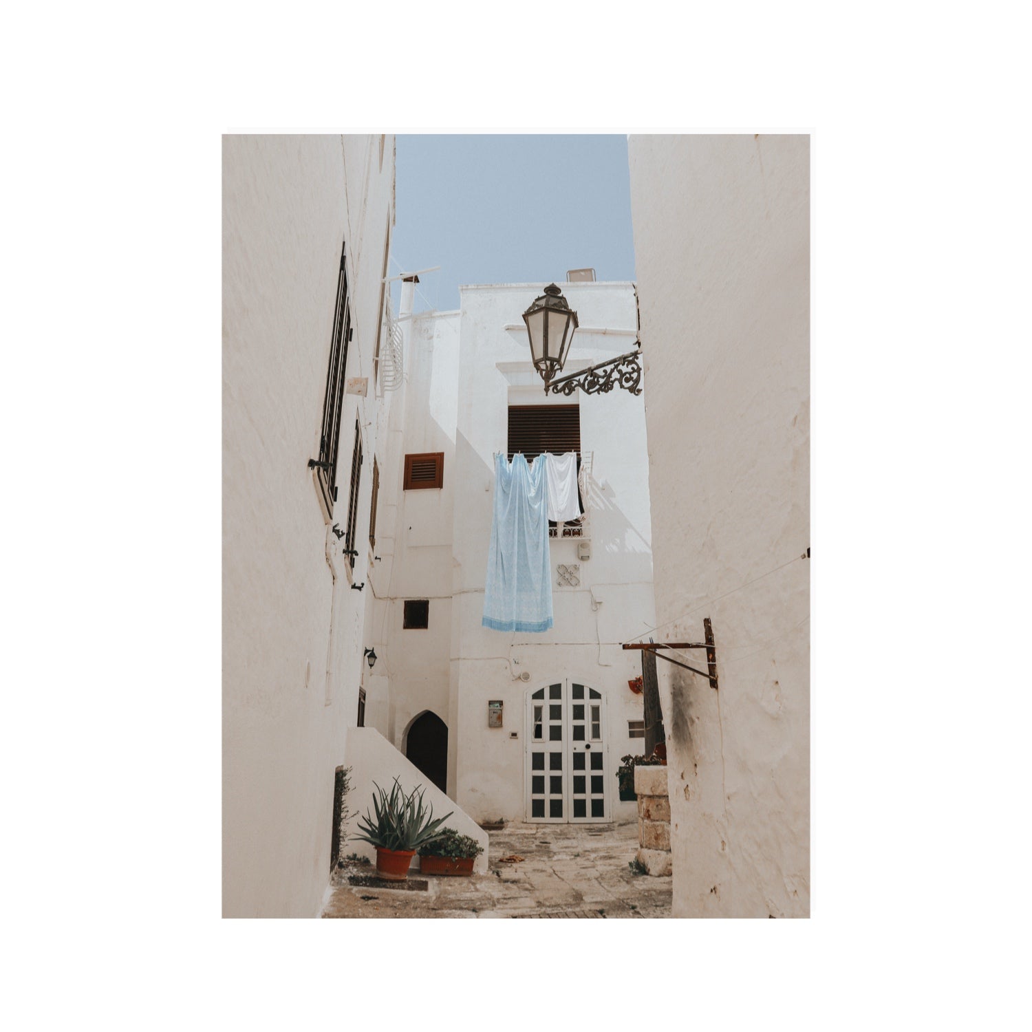 Laundry Day fine art print, Puglia, Italy, 30 x 40 in, Unframed, Fine Art Canvas