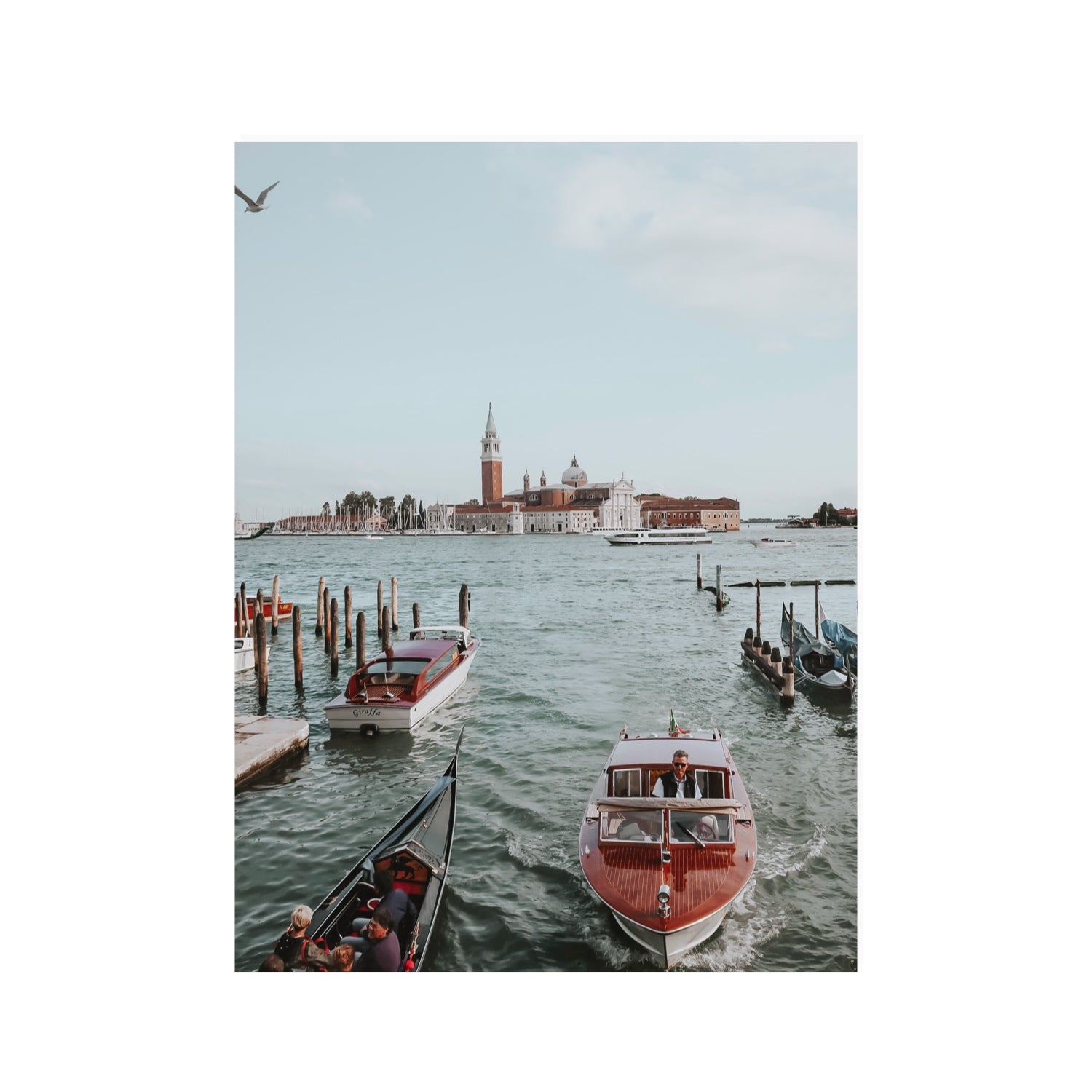 Galleggiante Venice Italian wall art 30 x 40 in unframed fine art canvas