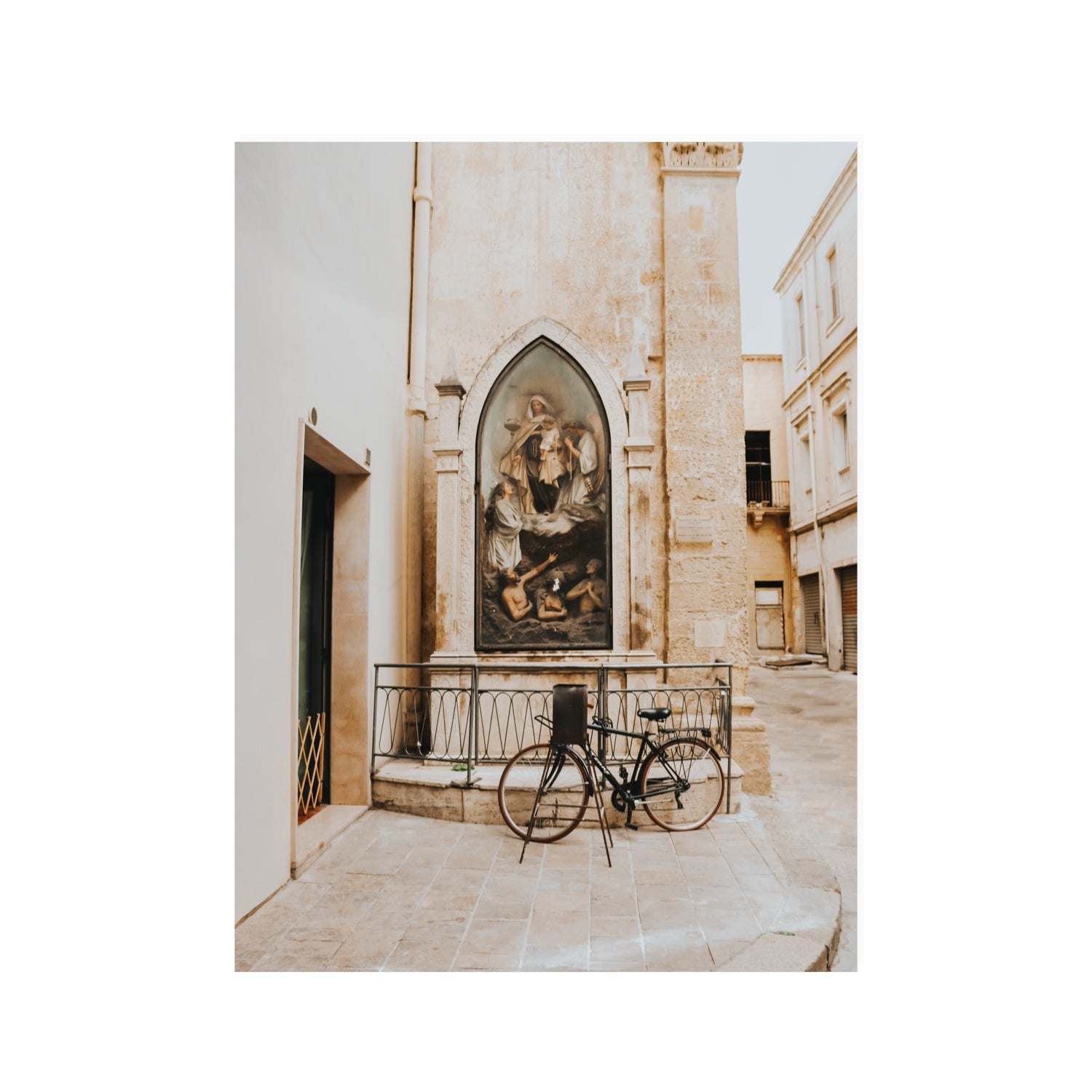 La Chiesa Puglia Otranto Italian wall art 30 x 40 in unframed fine art canvas
