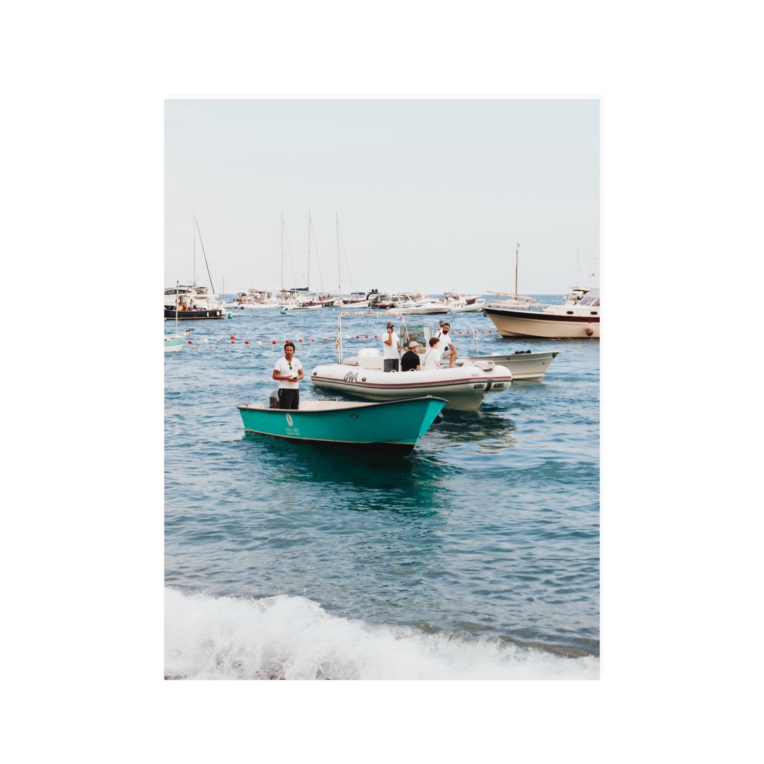 Twilight Tenders Positano wall art 30 x 40 in unframed fine art canvas