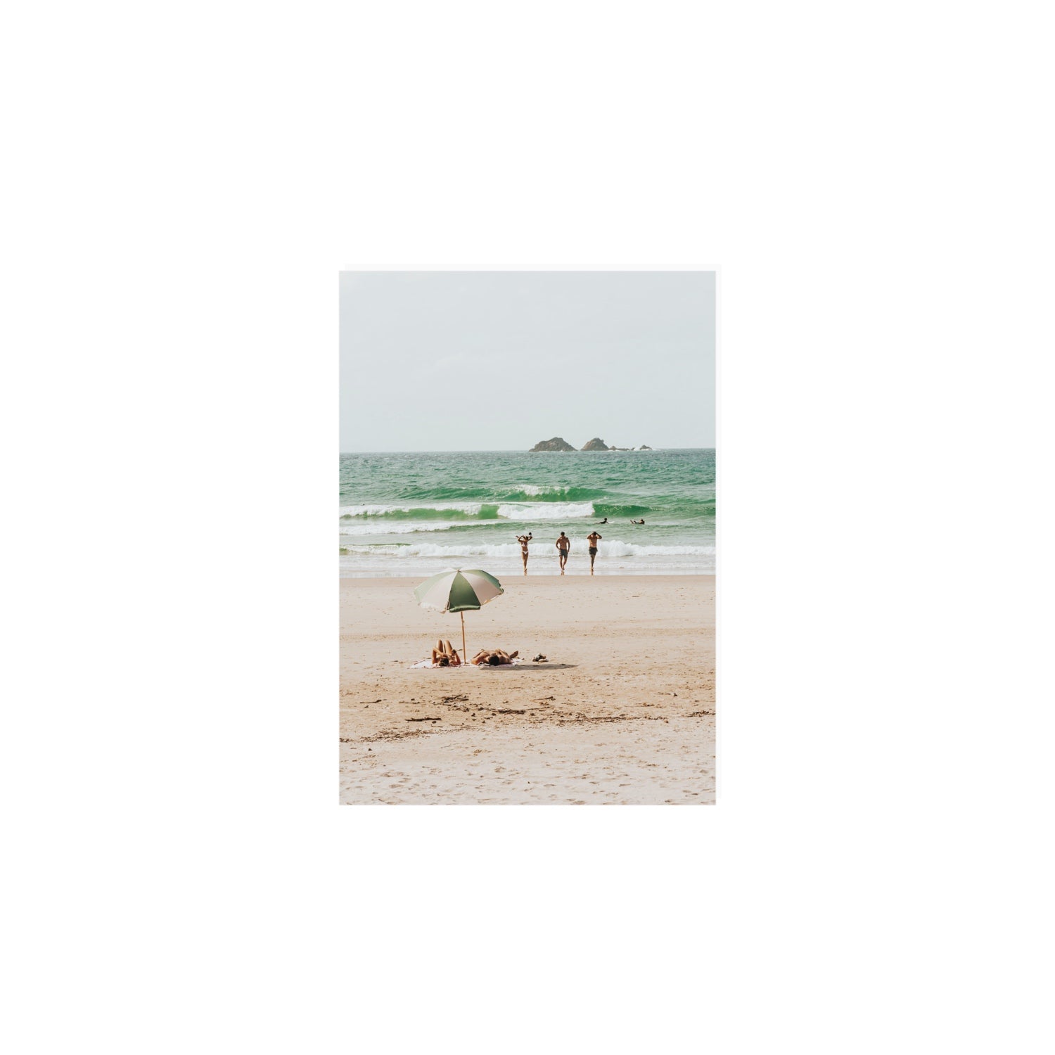 Escape The Ordinary Byron Bay coastal decor wall art A5, 21 x 14.8 cm unframed fine art print