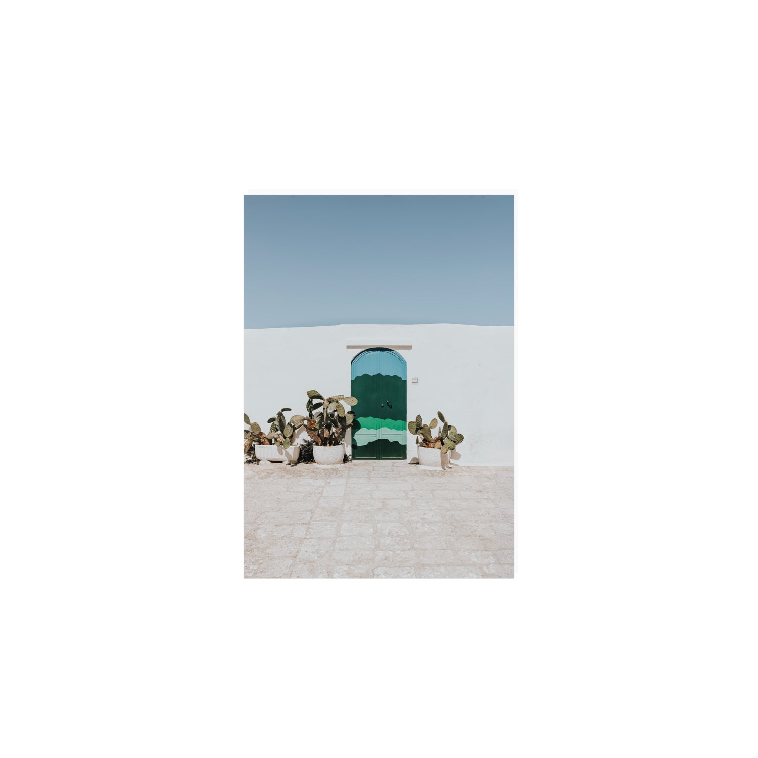 Imaginary Exit Puglia Mediterranean wall art A5, 21 x 14.8 cm unframed fine art print