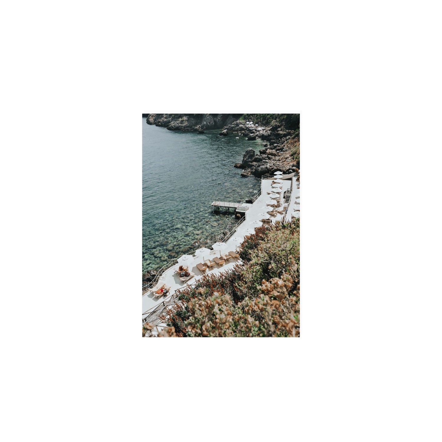 Go Beyond The Postcard Tuscany coastal wall art A5, 21 x 14.8 cm unframed fine art print