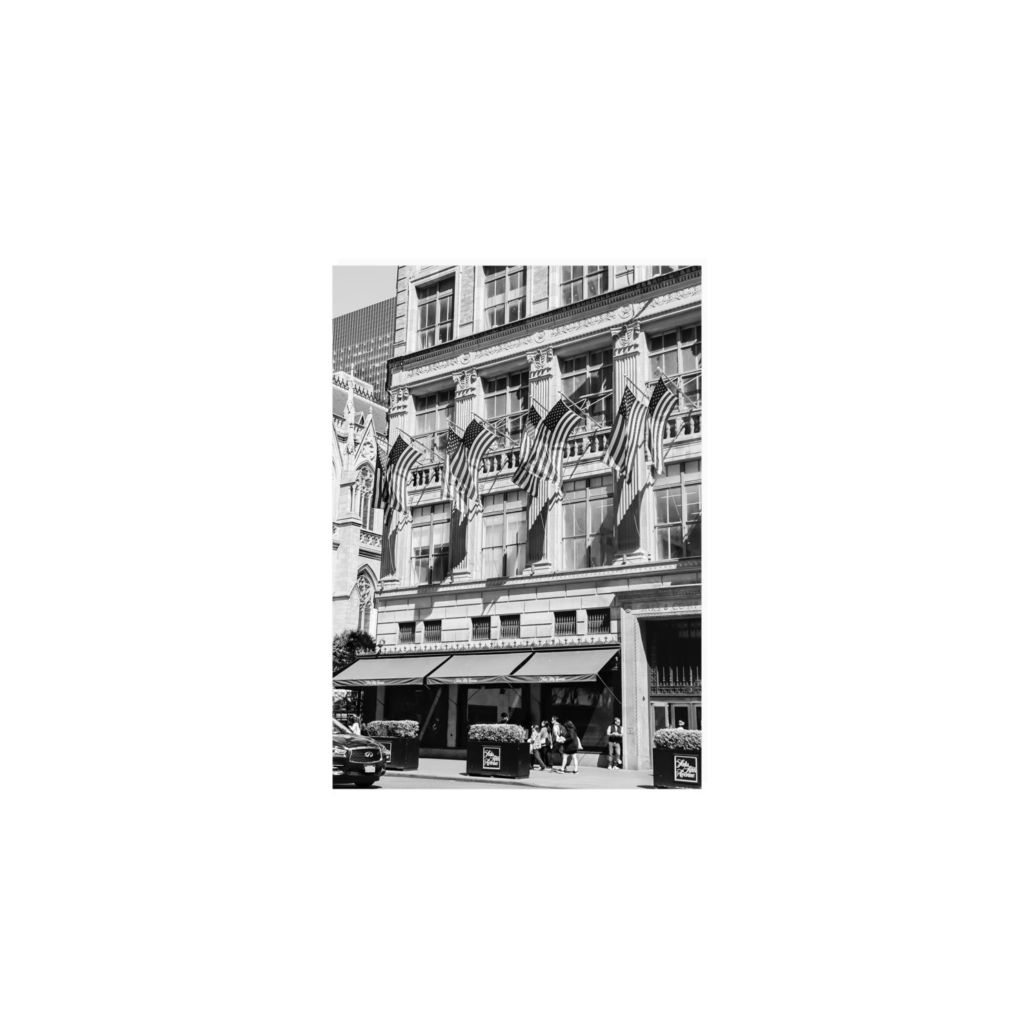 Luxury On Fifth fine art print, New York, United States, A5 · 21 x 14.8 cm, Unframed, Fine Art Print