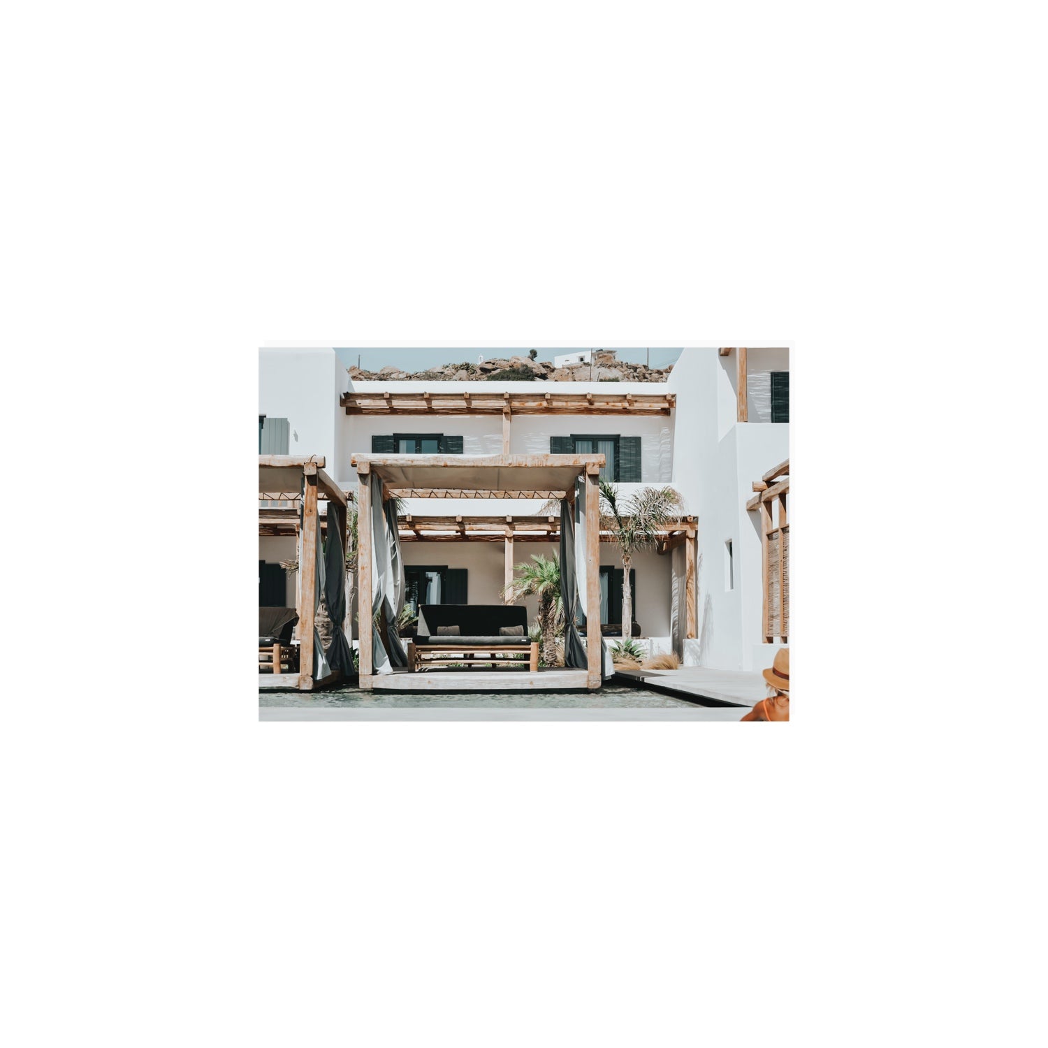 Dream Villa fine art print, Mykonos, Greece, A5 · 21 x 14.8 cm, Unframed, Fine Art Print