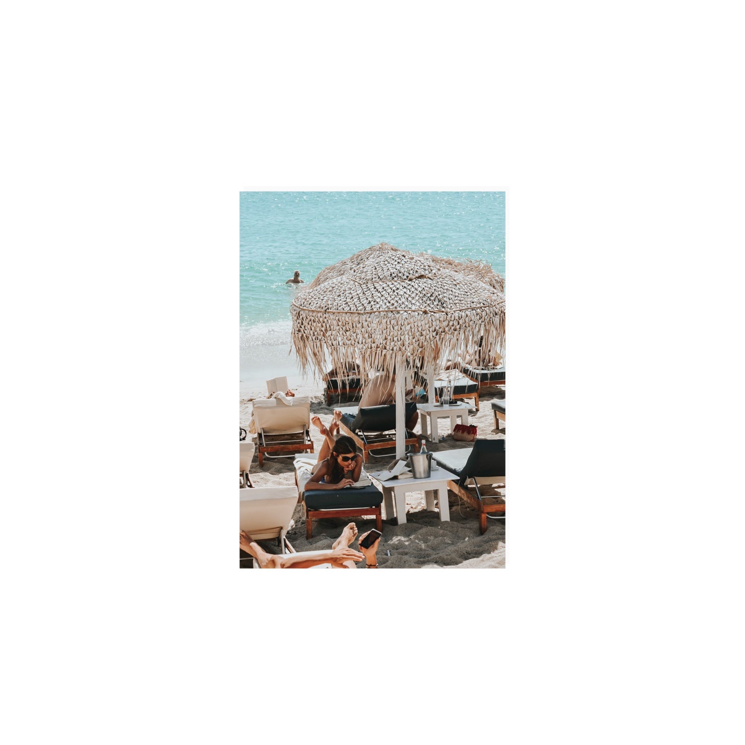 In The Zone Mykonos Greek island wall art A5, 21 x 14.8 cm unframed fine art print