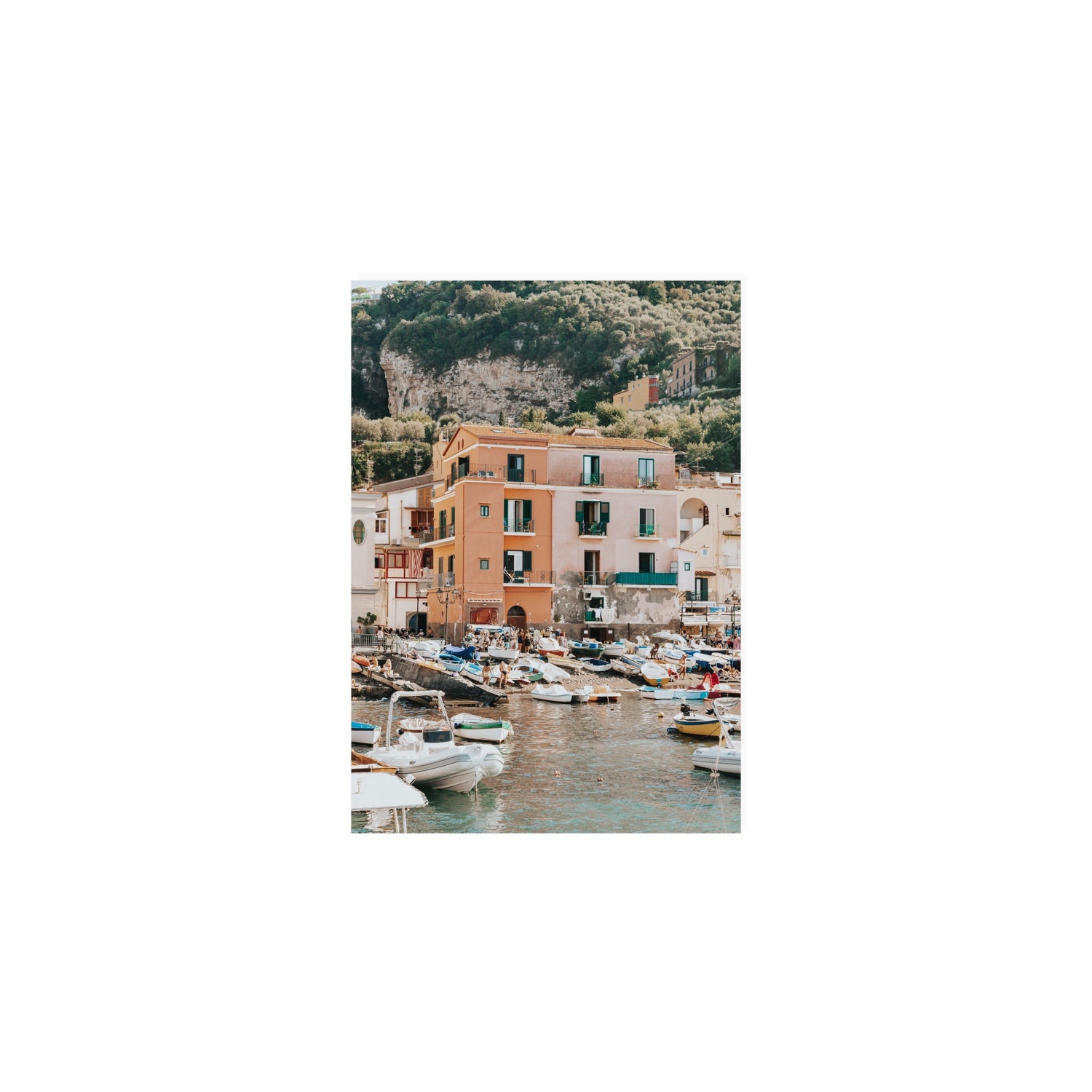 Boatyard Bliss fine art print, Sorrento, Italy, A5 · 21 x 14.8 cm, Unframed, Fine Art Print