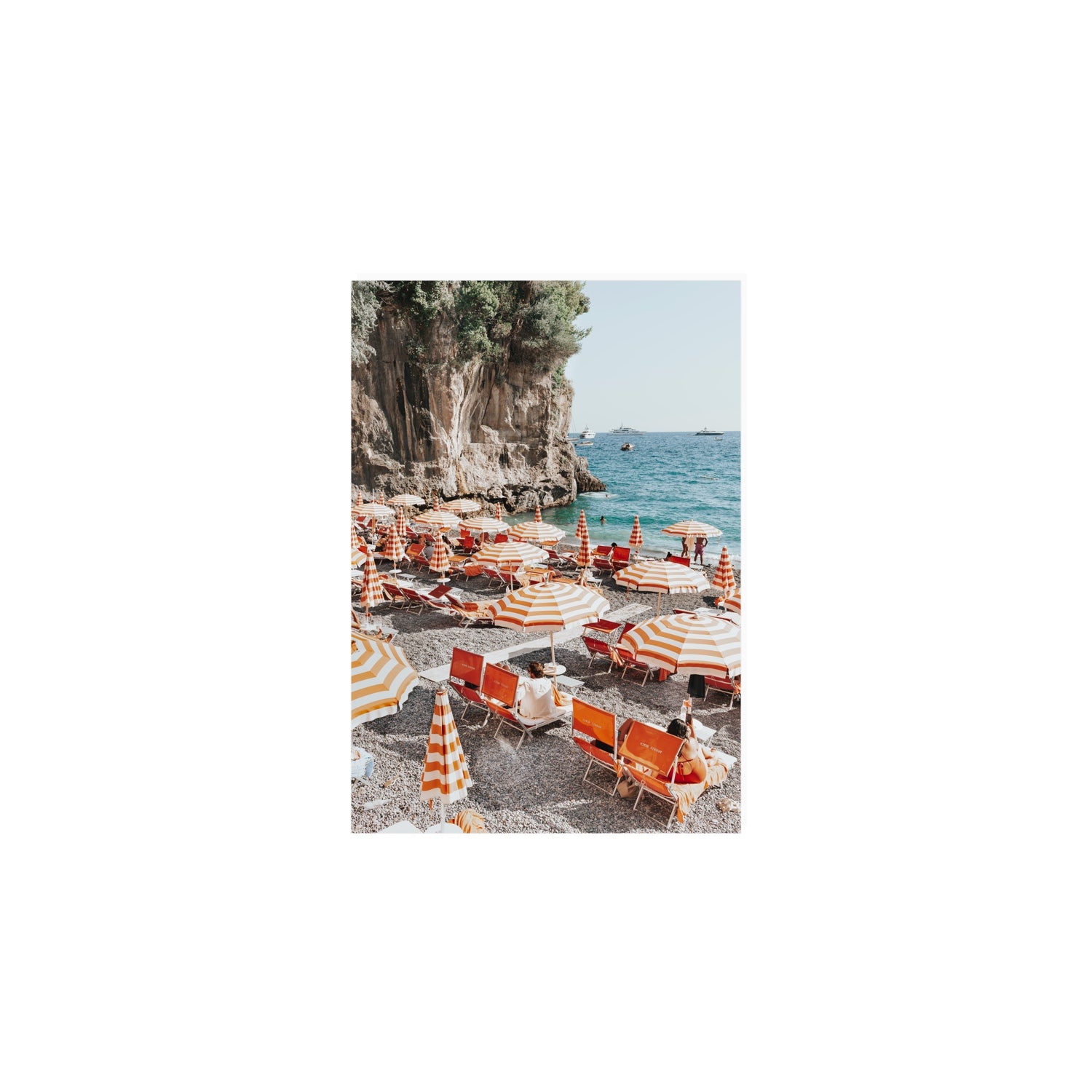 Tangerine Dream fine art print, Positano, Italy, A5 · 21 x 14.8 cm, Unframed, Fine Art Print