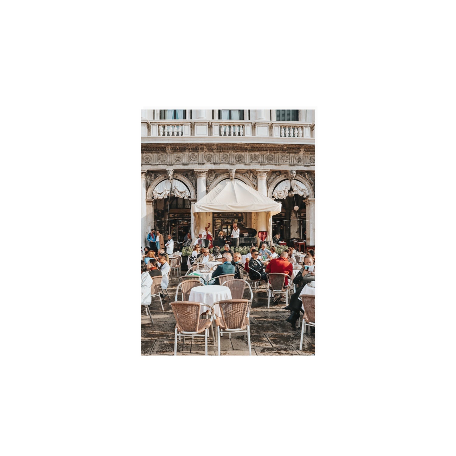 Piazza San Marco Venice Italian wall art A4, 29.7 x 21 cm unframed fine art print