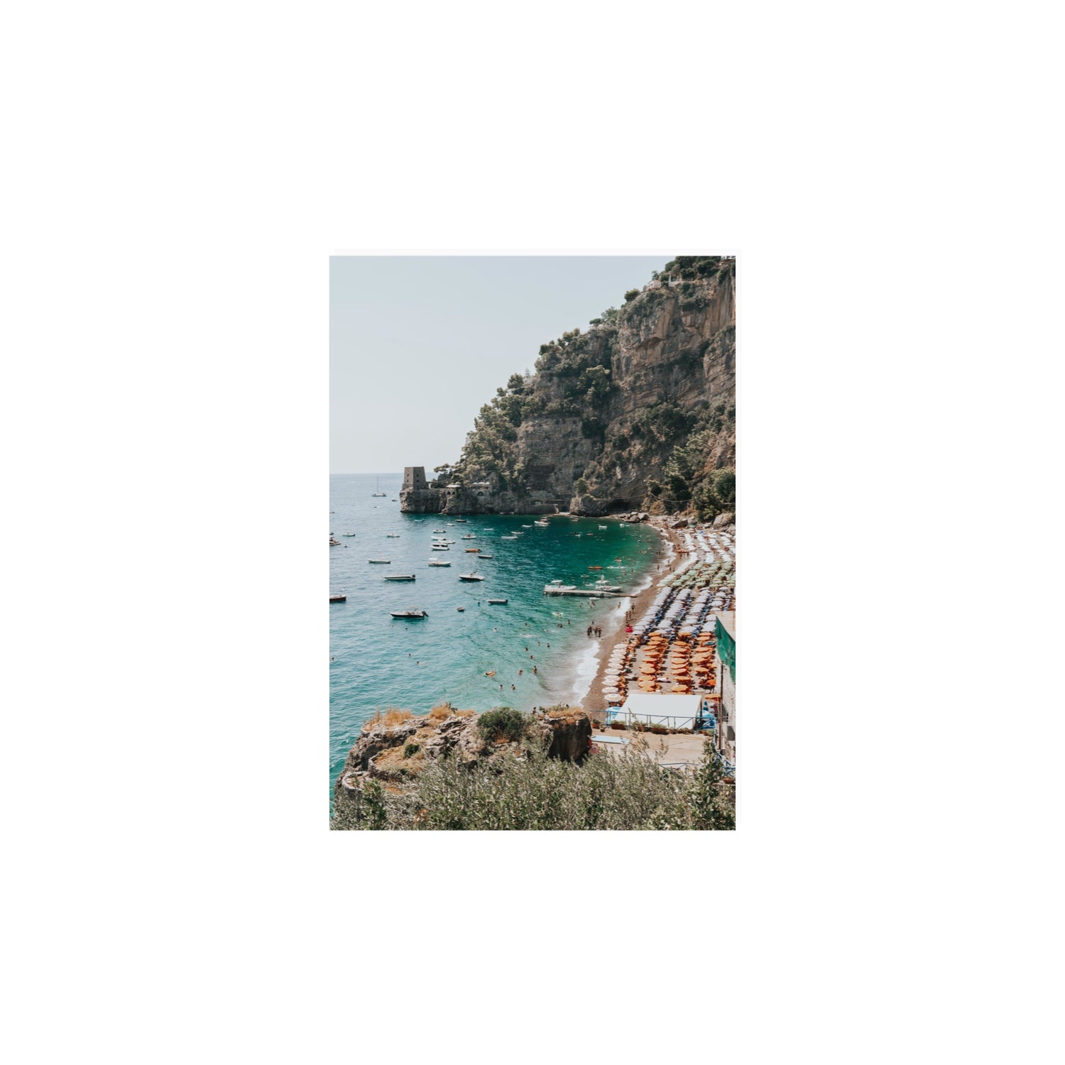 Baia dei Sogni fine art print, Positano, Italy, A4 · 29.7 x 21 cm, Unframed, Fine Art Print