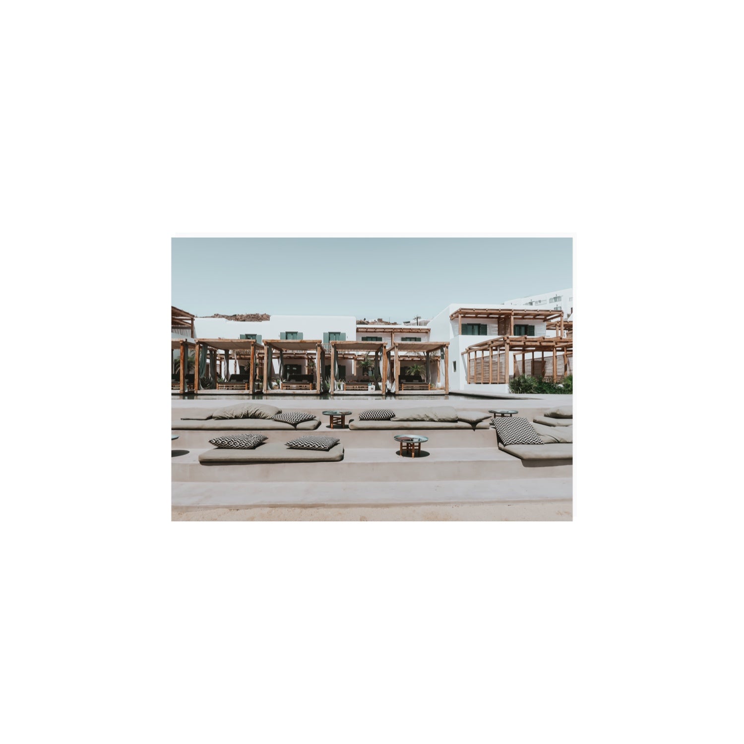 Platis Gialos fine art print, Mykonos, Greece, A4 · 29.7 x 21 cm, Unframed, Fine Art Print