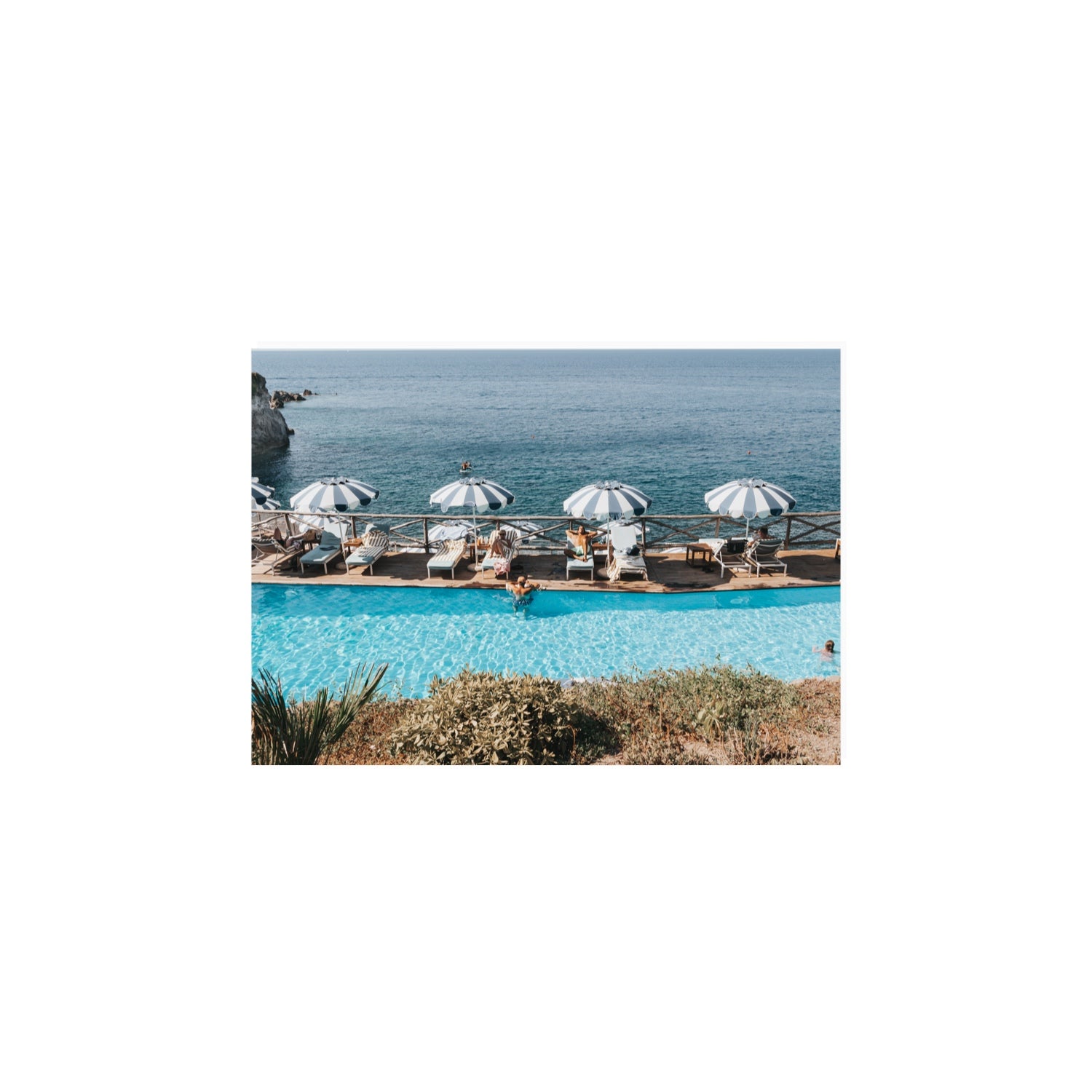 Hues Of Blues fine art print, Ischia, Italy, A4 · 29.7 x 21 cm, Unframed, Fine Art Print