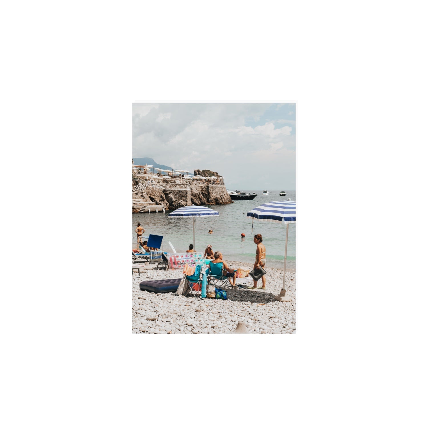 Couple Goals Nerano Amalfi Coast coastal wall art A4, 29.7 x 21 cm unframed fine art print